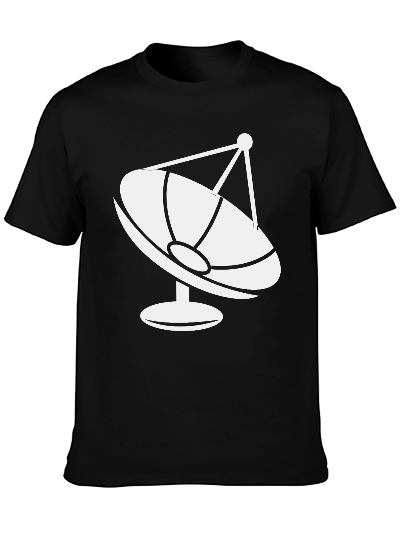 Satellite Dish Graphic Tee - Retro Style