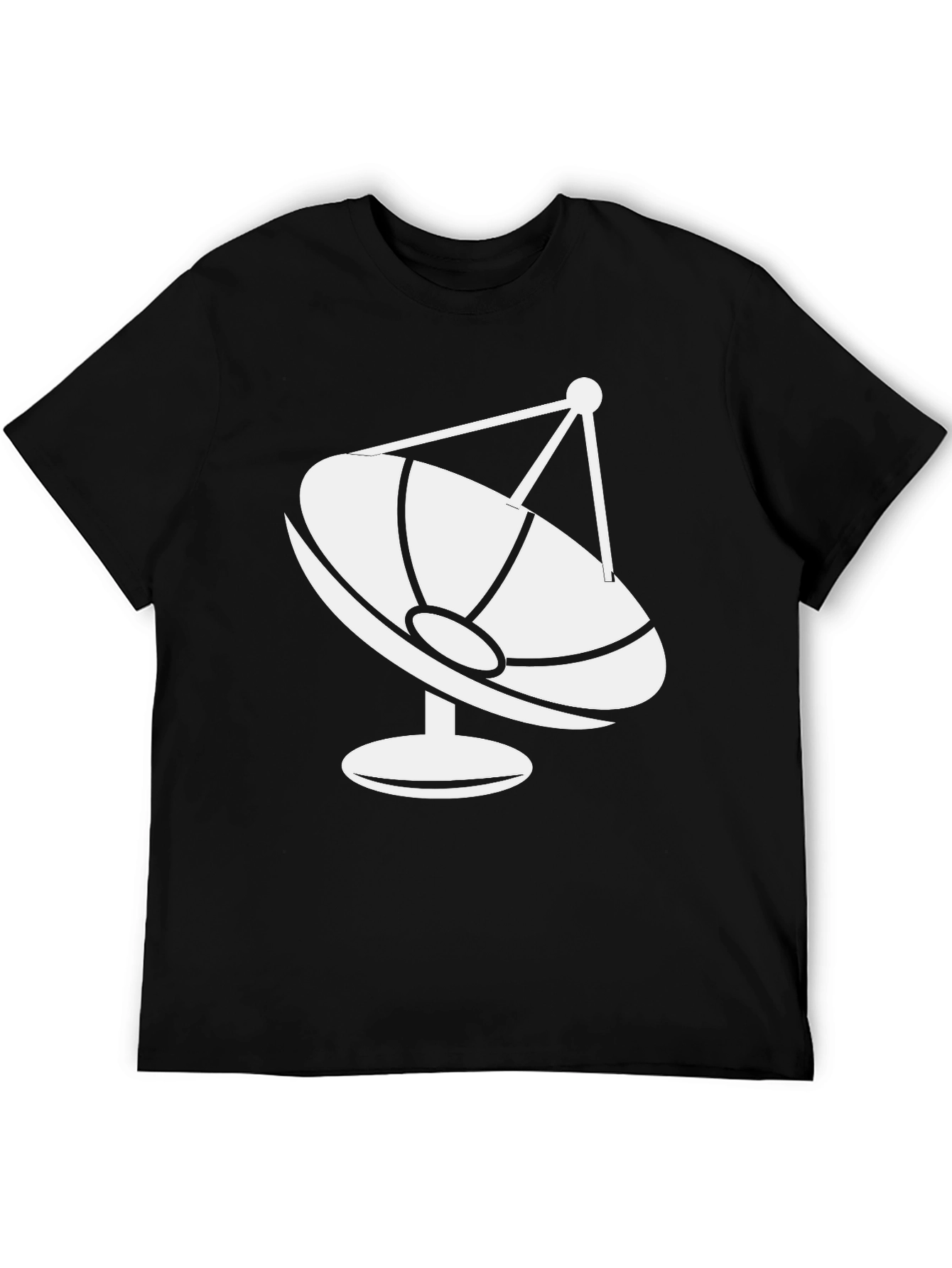 Satellite Dish Graphic Tee - Retro Style
