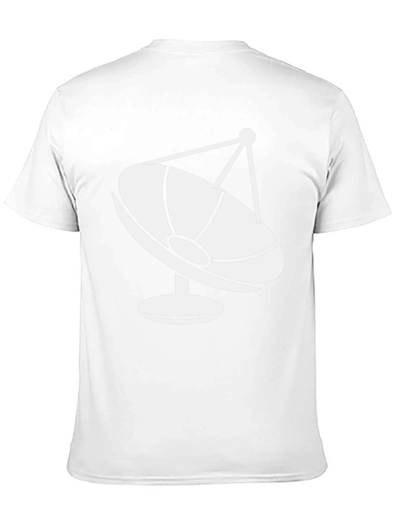 Satellite Dish Graphic Tee - Retro Style