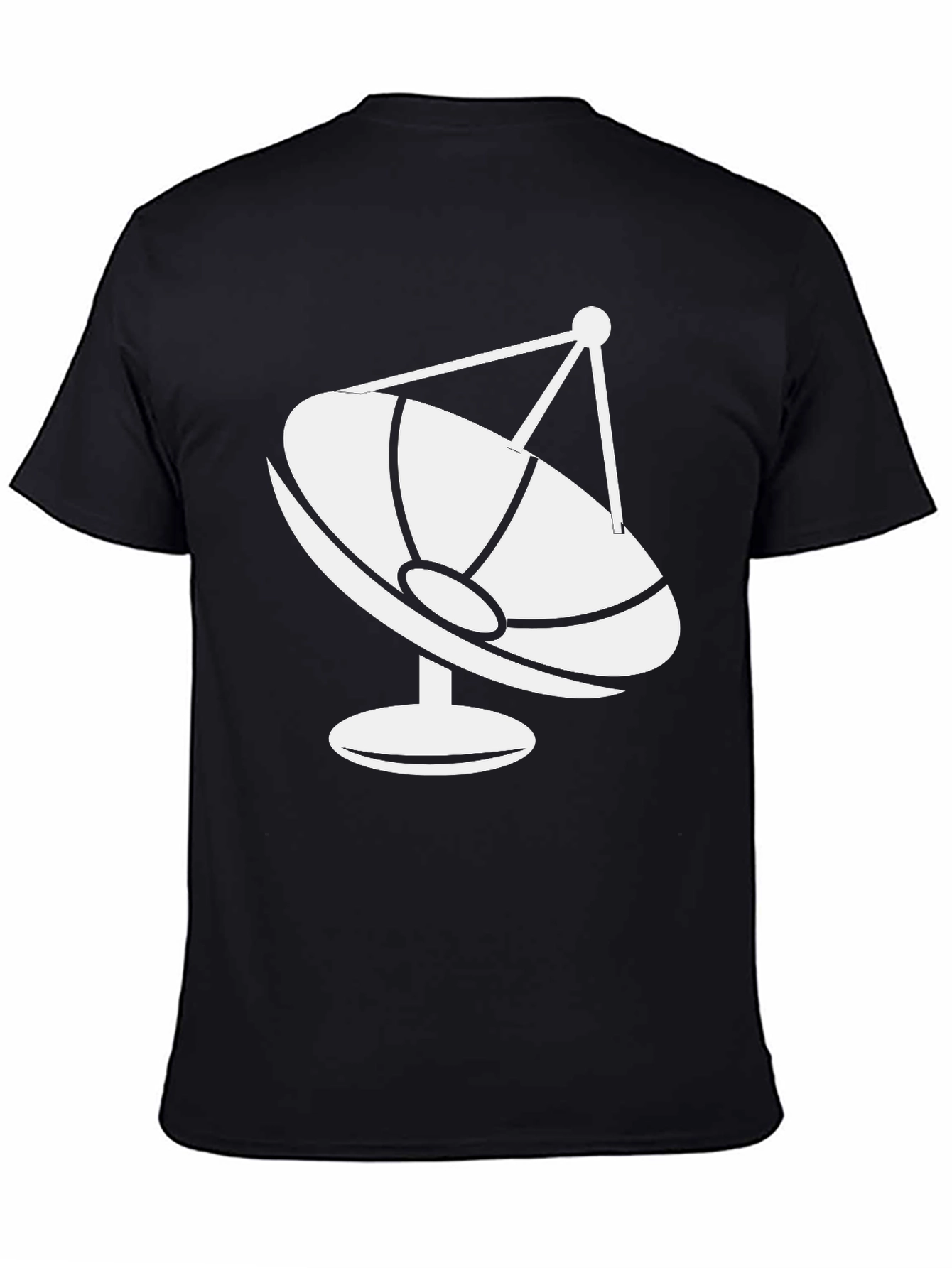 Satellite Dish Graphic Tee - Retro Style