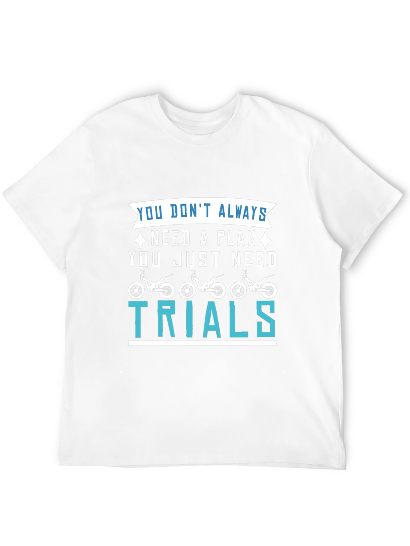 Trials Motorcycle Graphic T-Shirt - Black