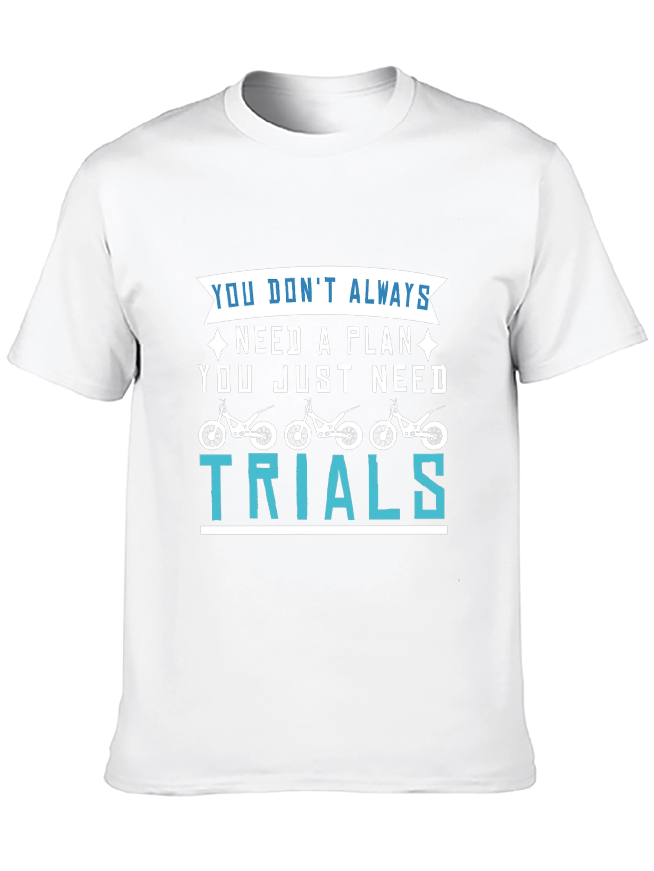 Trials Motorcycle Graphic T-Shirt - Black