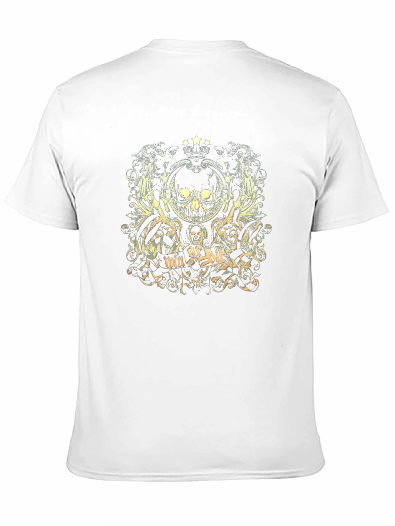 Win or Die Skull Graphic T-Shirt