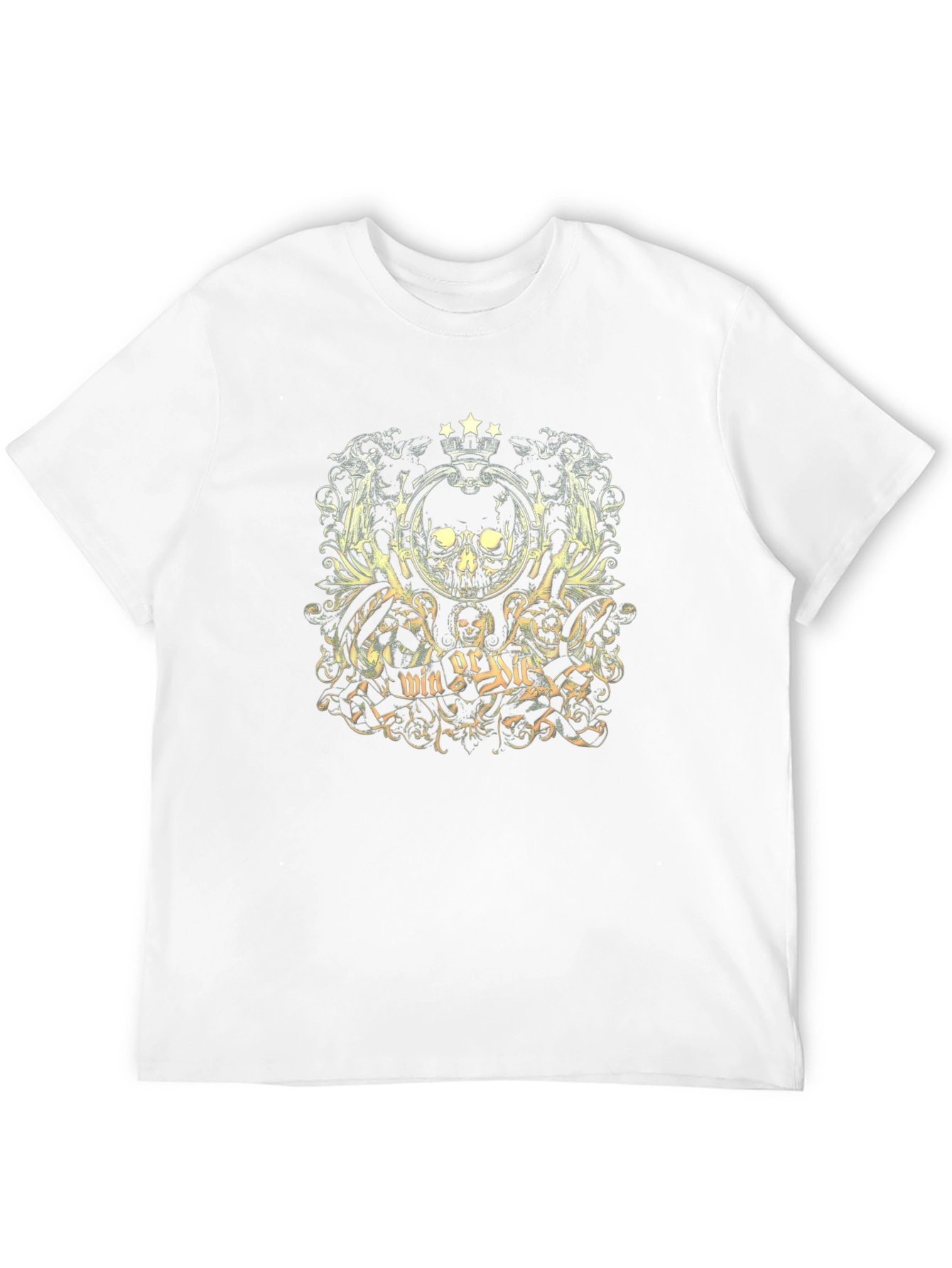 Win or Die Skull Graphic T-Shirt