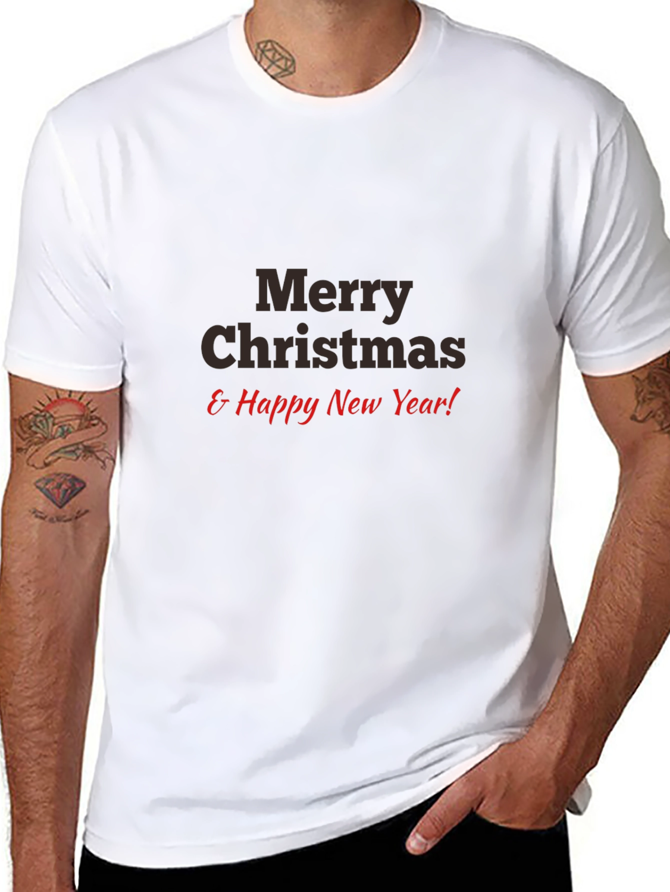 Merry Christmas & Happy New Year Graphic Tee