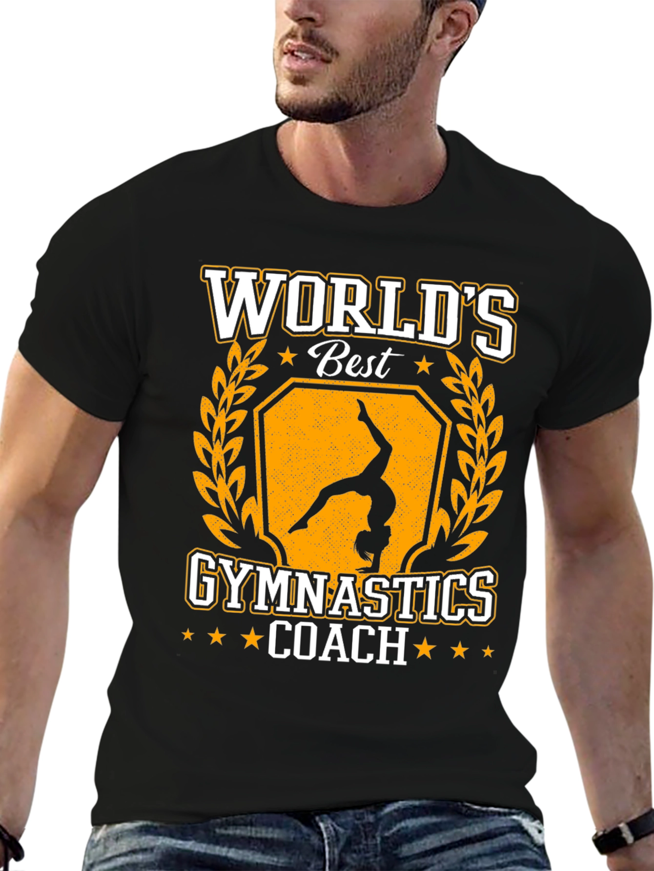 Worlds Best Gymnastics Coach Graphic T-Shirt