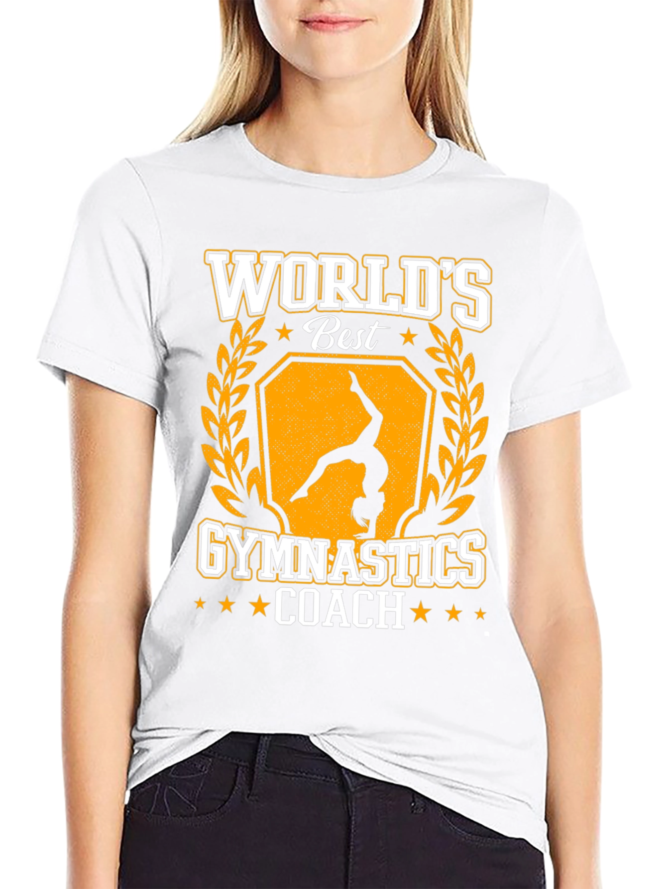 Worlds Best Gymnastics Coach Graphic T-Shirt