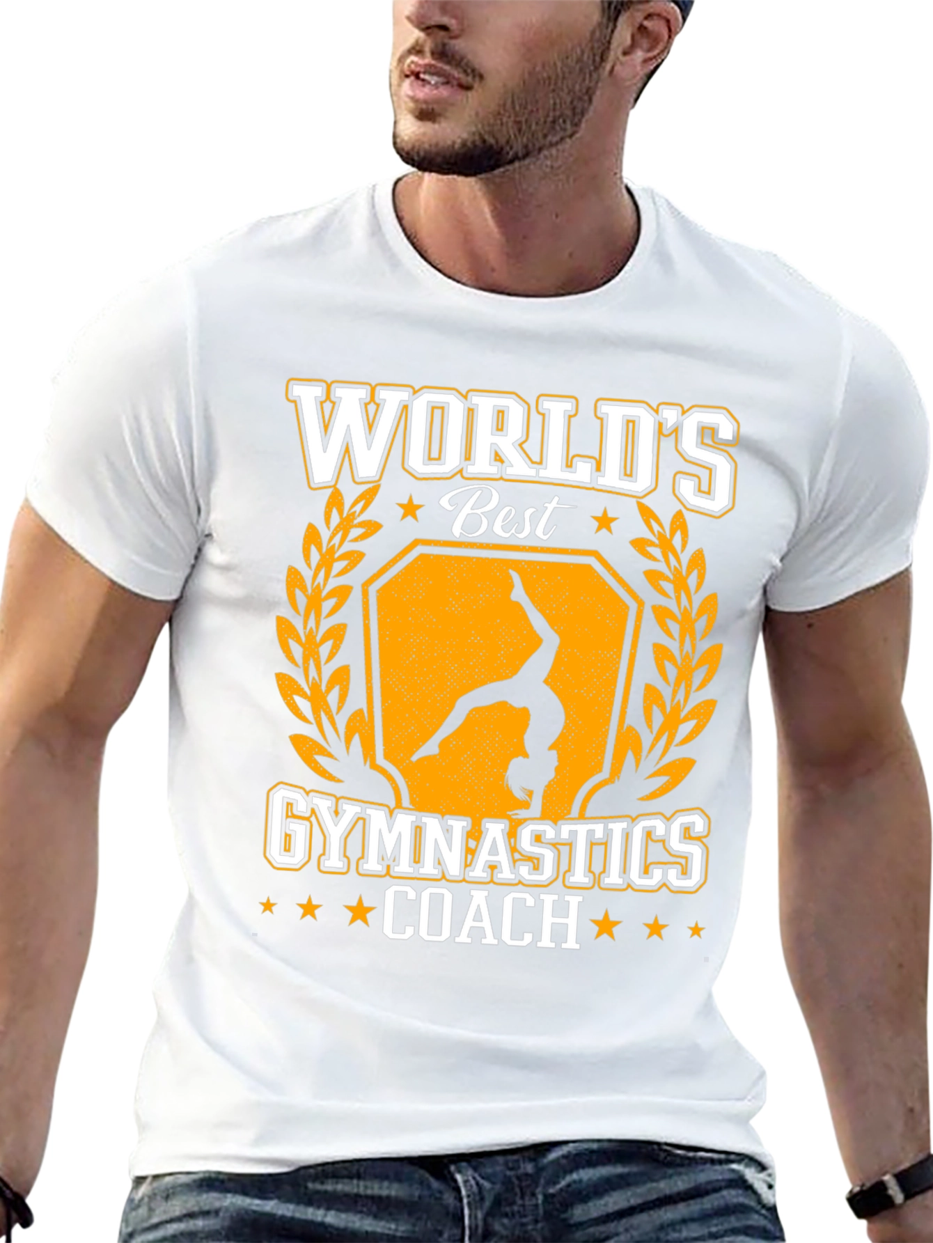 Worlds Best Gymnastics Coach Graphic T-Shirt