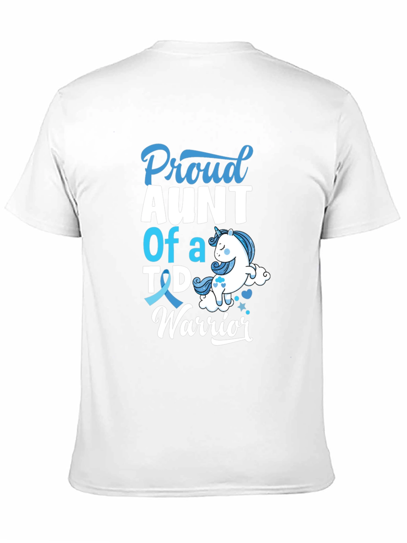 Proud Aunt of a T1D Warrior Graphic Tee