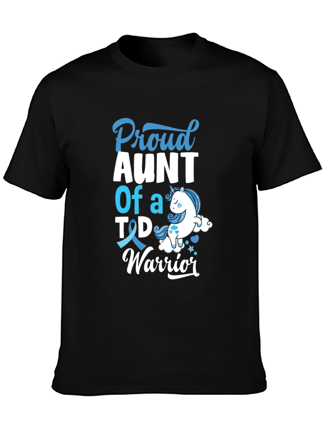 Proud Aunt of a T1D Warrior Graphic Tee