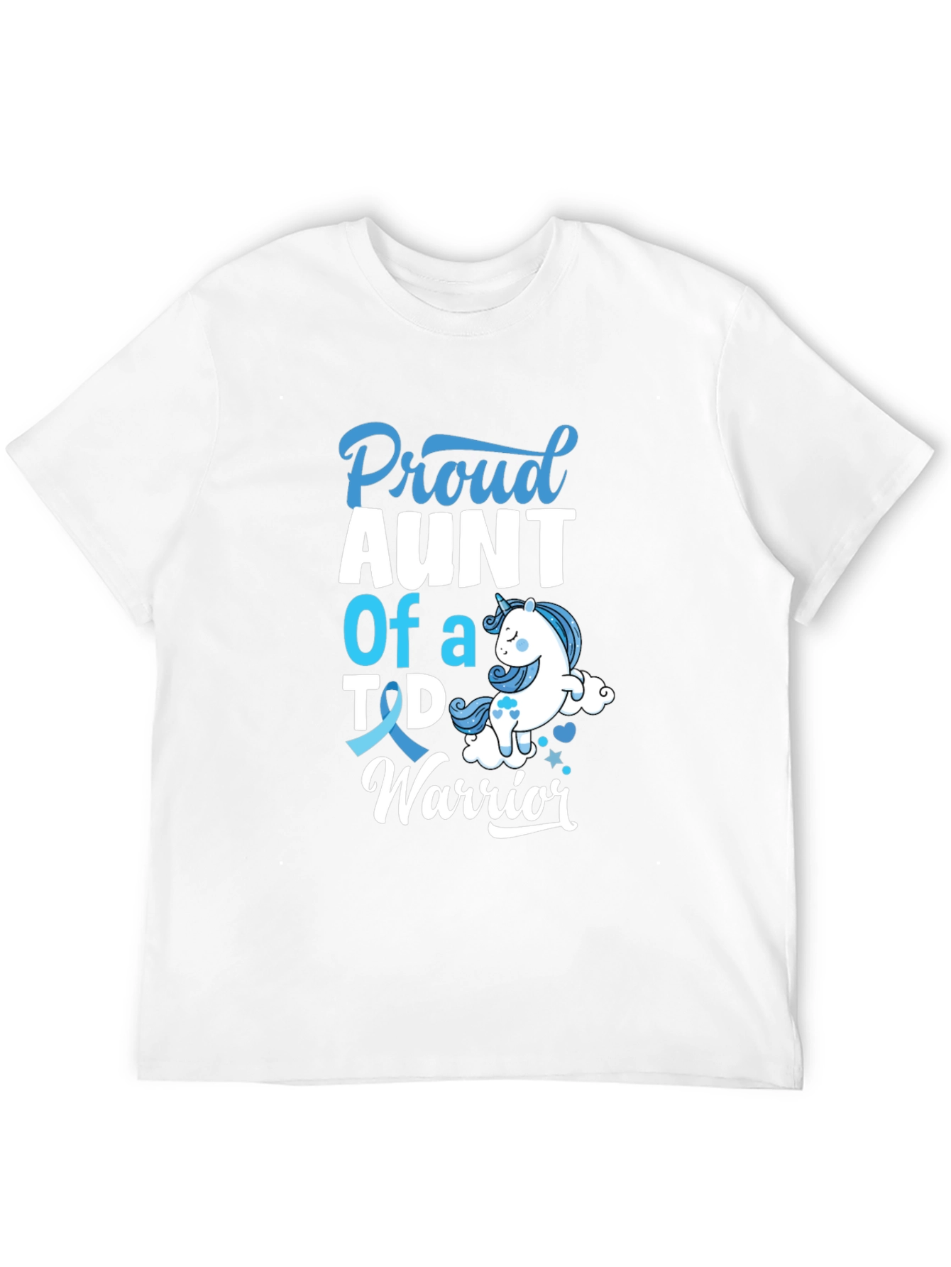 Proud Aunt of a T1D Warrior Graphic Tee