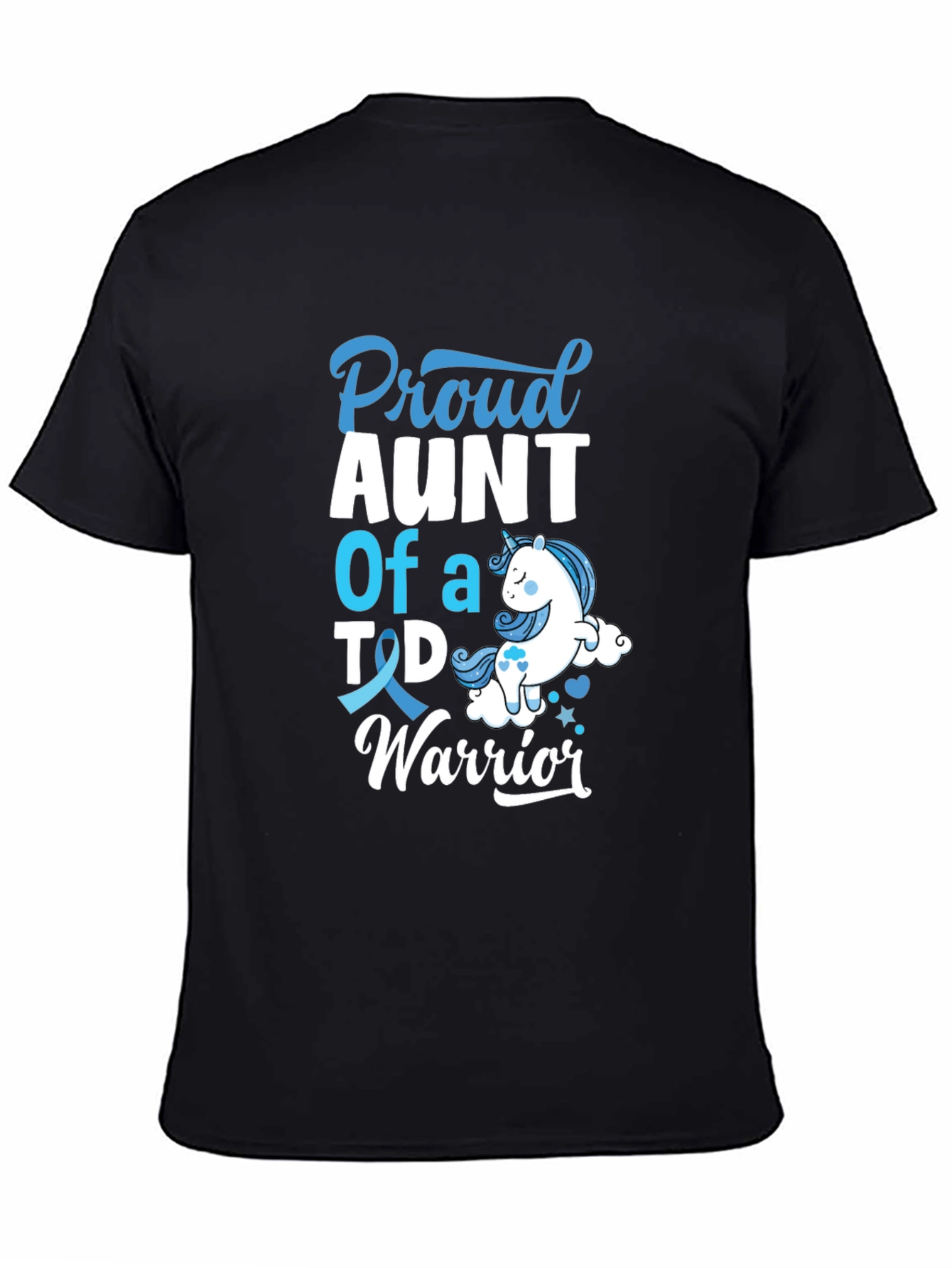 Proud Aunt of a T1D Warrior Graphic Tee