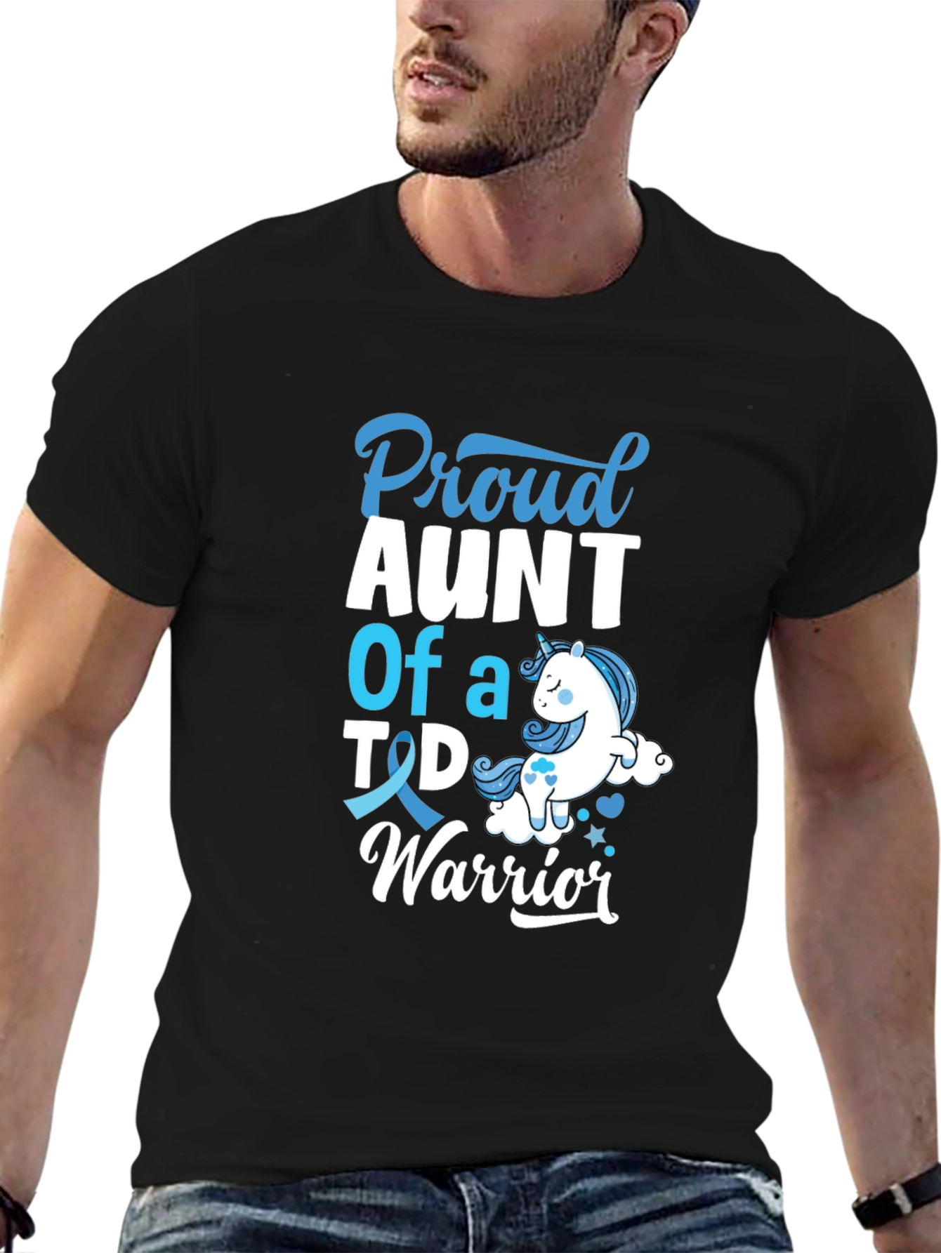Proud Aunt of a T1D Warrior Graphic Tee