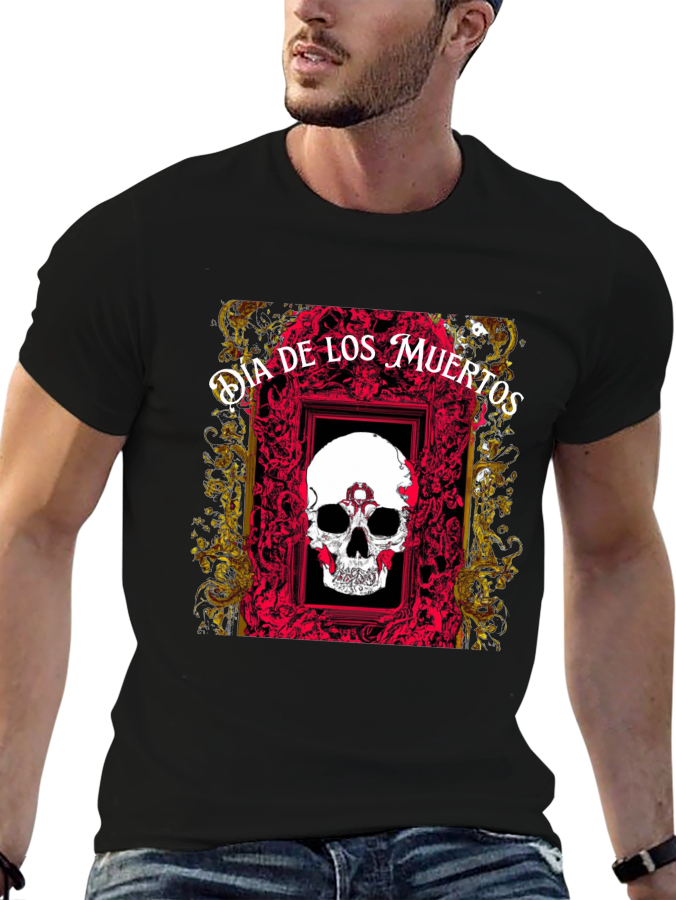 Dia de los Muertos Skull T-Shirt