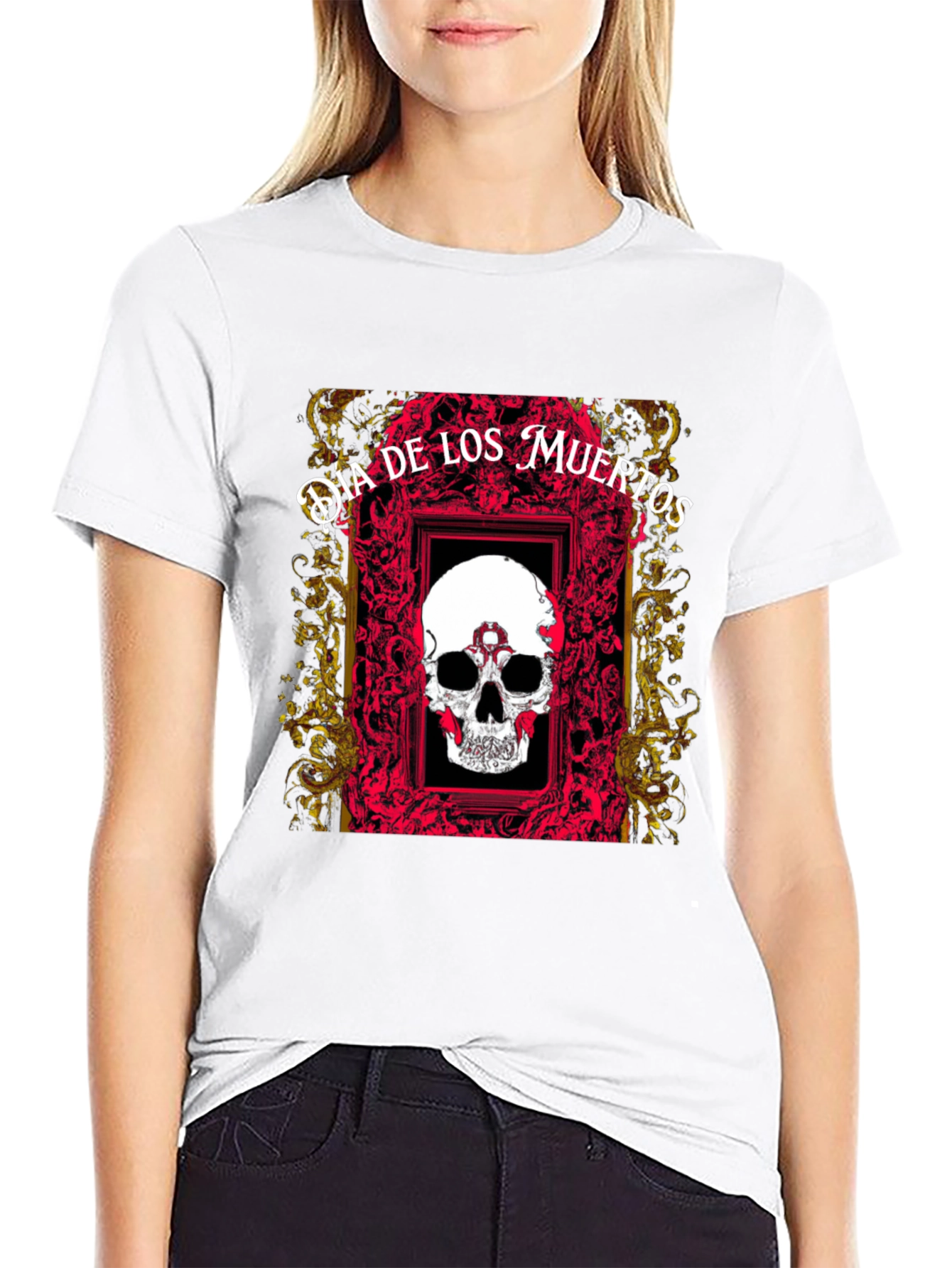 Dia de los Muertos Skull T-Shirt