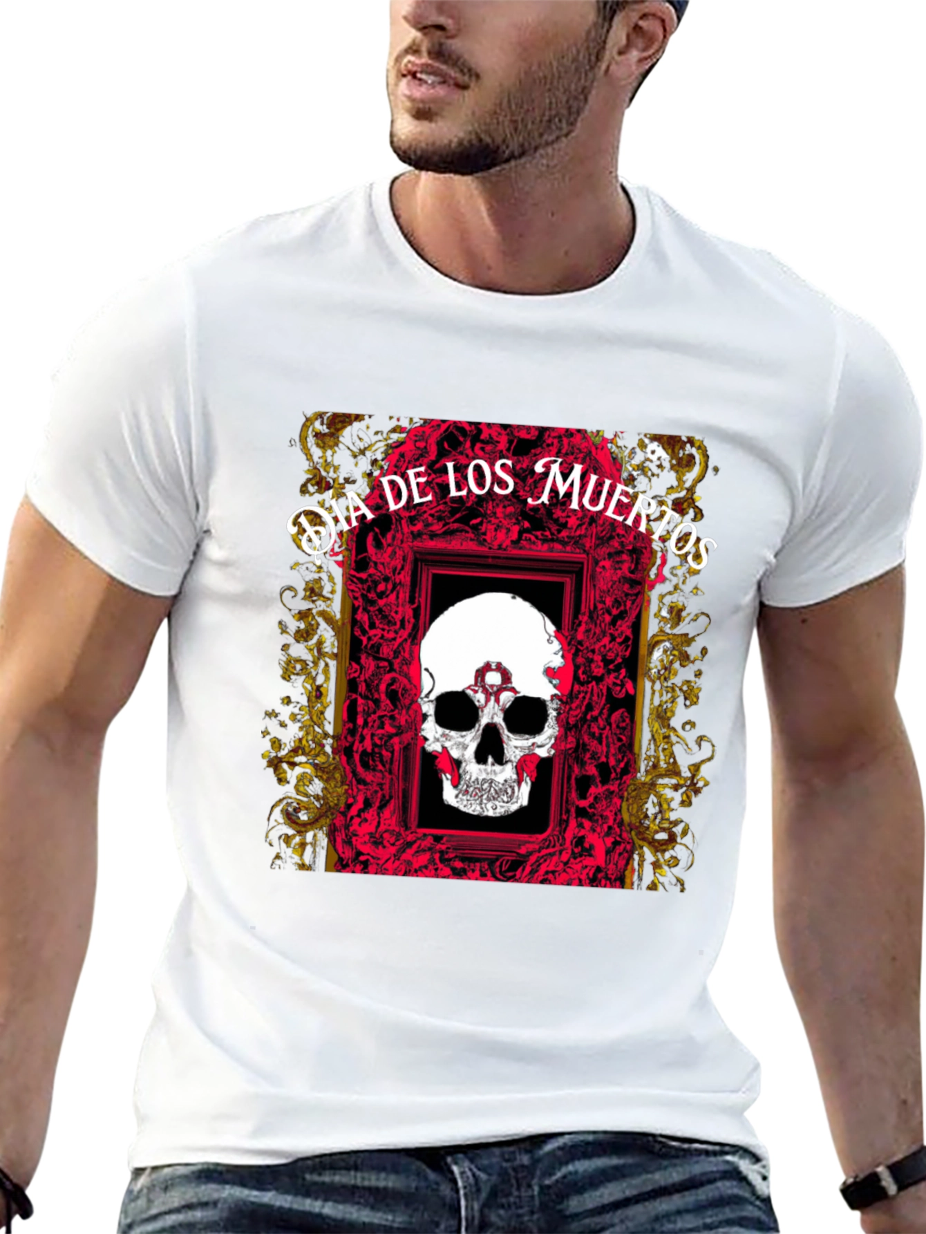 Dia de los Muertos Skull T-Shirt