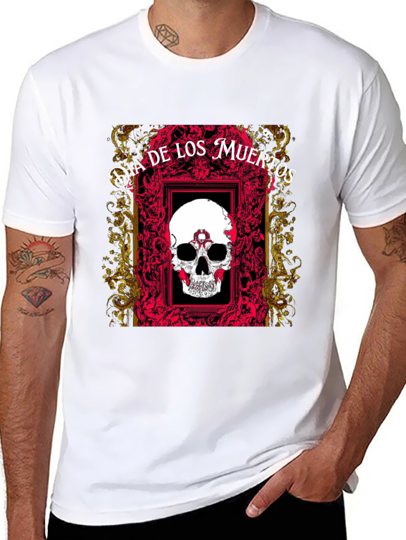 Dia de los Muertos Skull T-Shirt