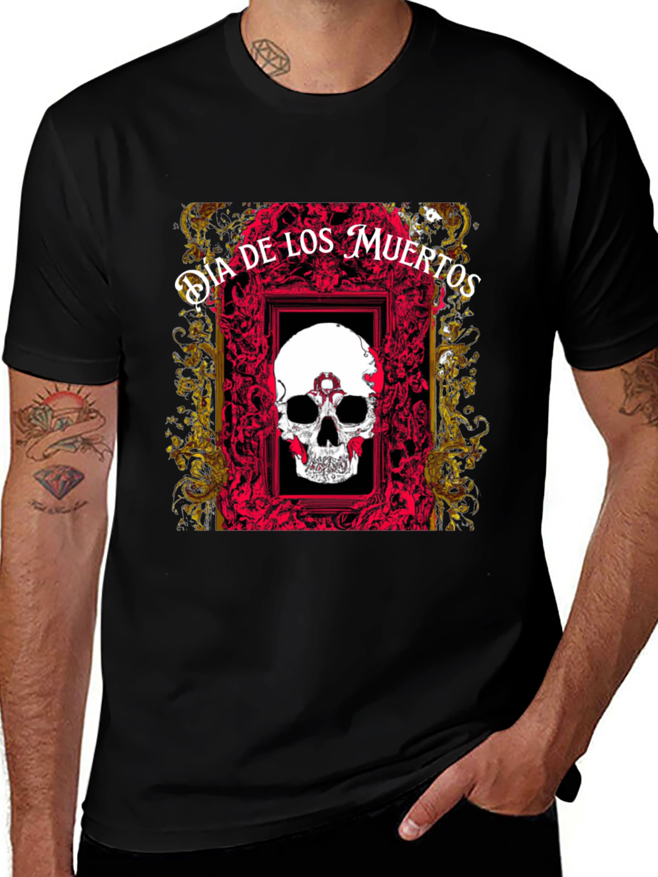 Dia de los Muertos Skull T-Shirt