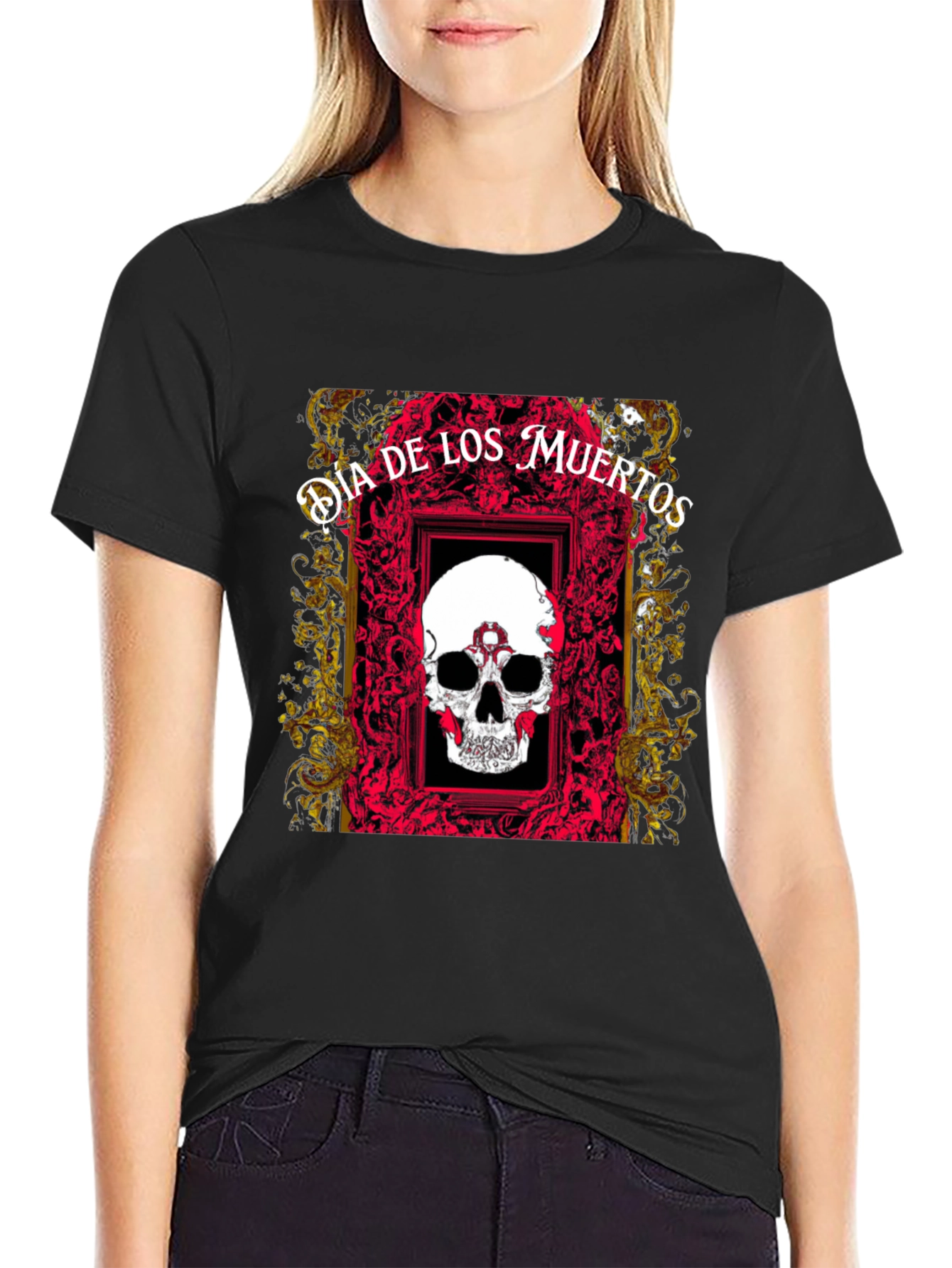Dia de los Muertos Skull T-Shirt