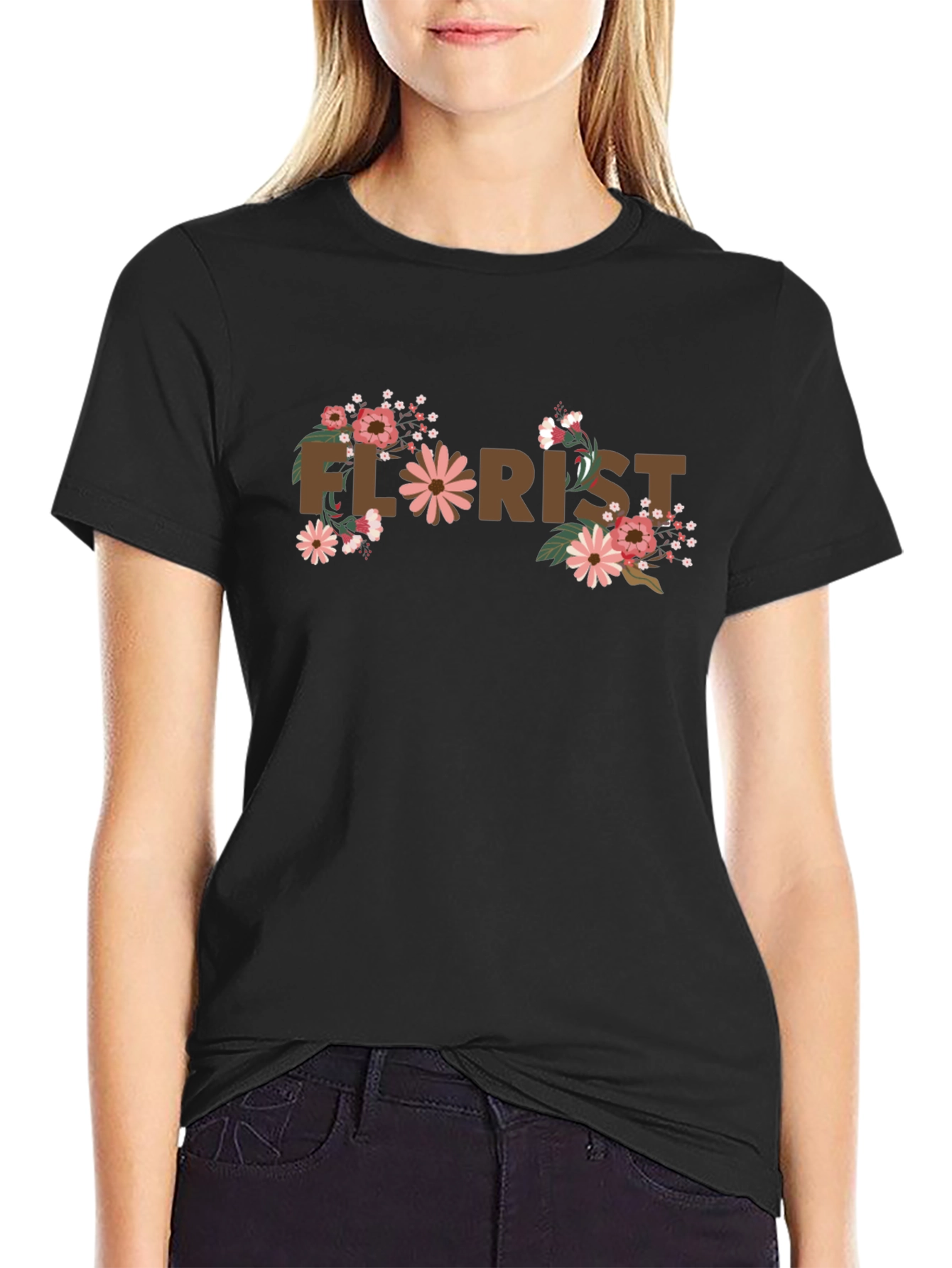 Floral Florist Graphic T-Shirt