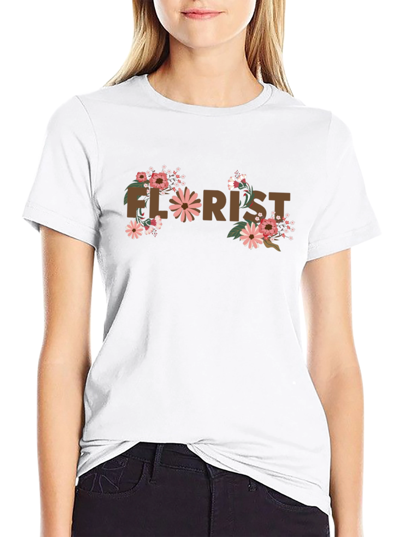 Floral Florist Graphic T-Shirt
