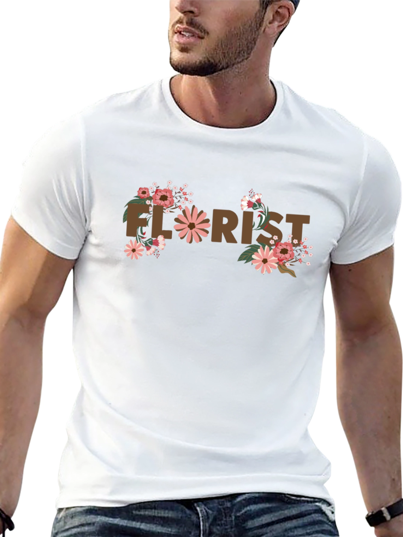 Floral Florist Graphic T-Shirt