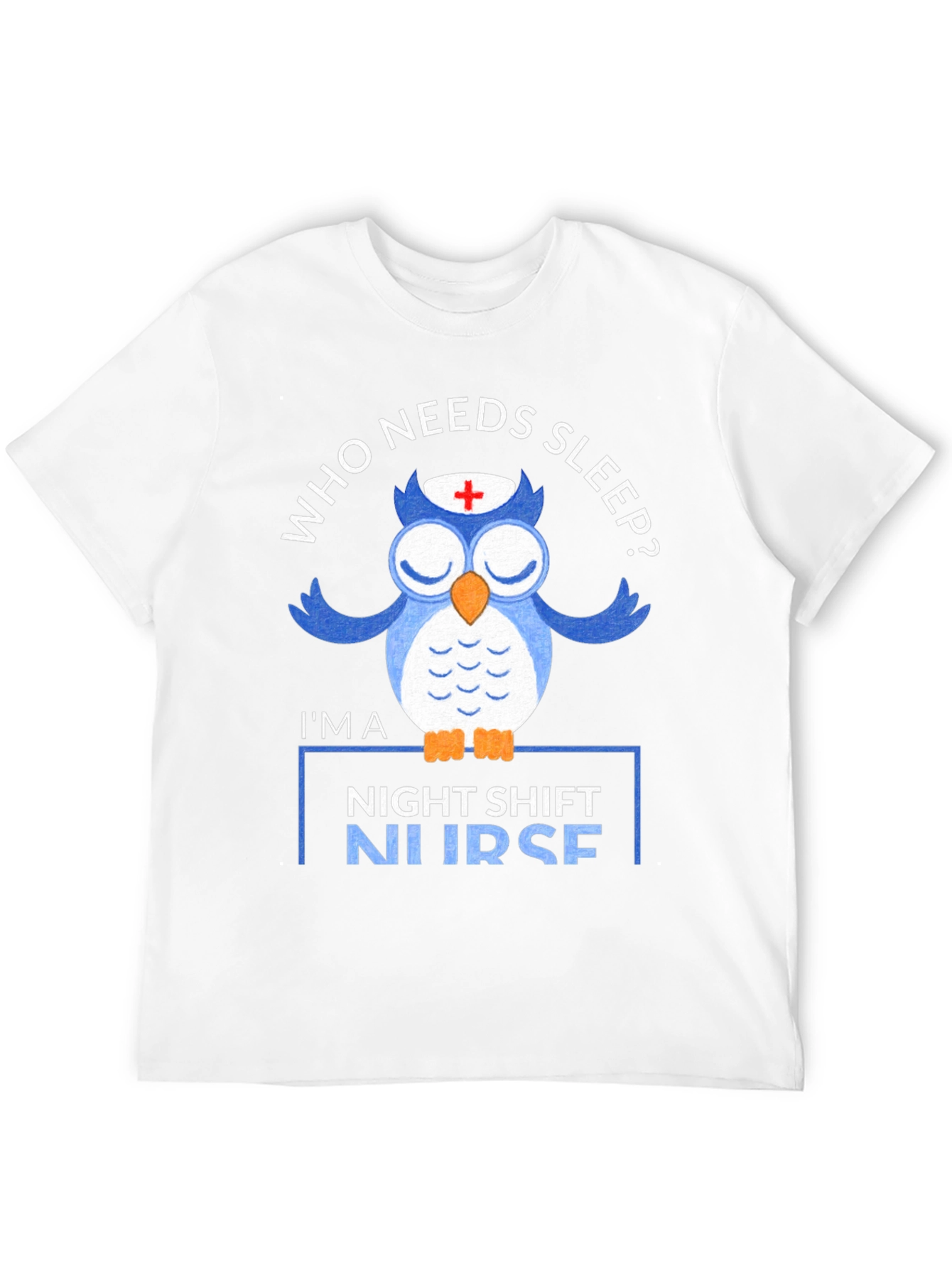 Night Shift Nurse Owl T-Shirt