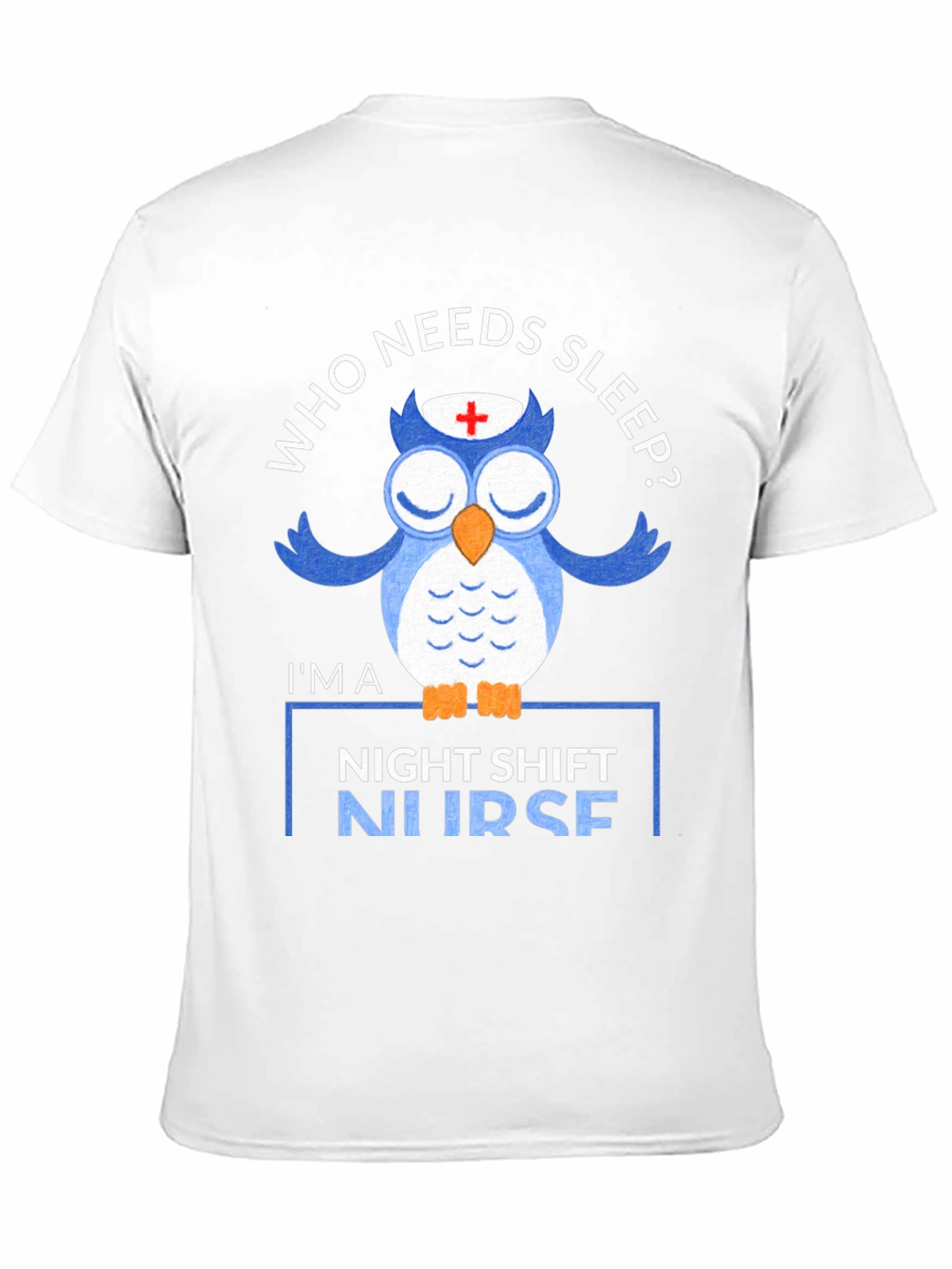 Night Shift Nurse Owl T-Shirt