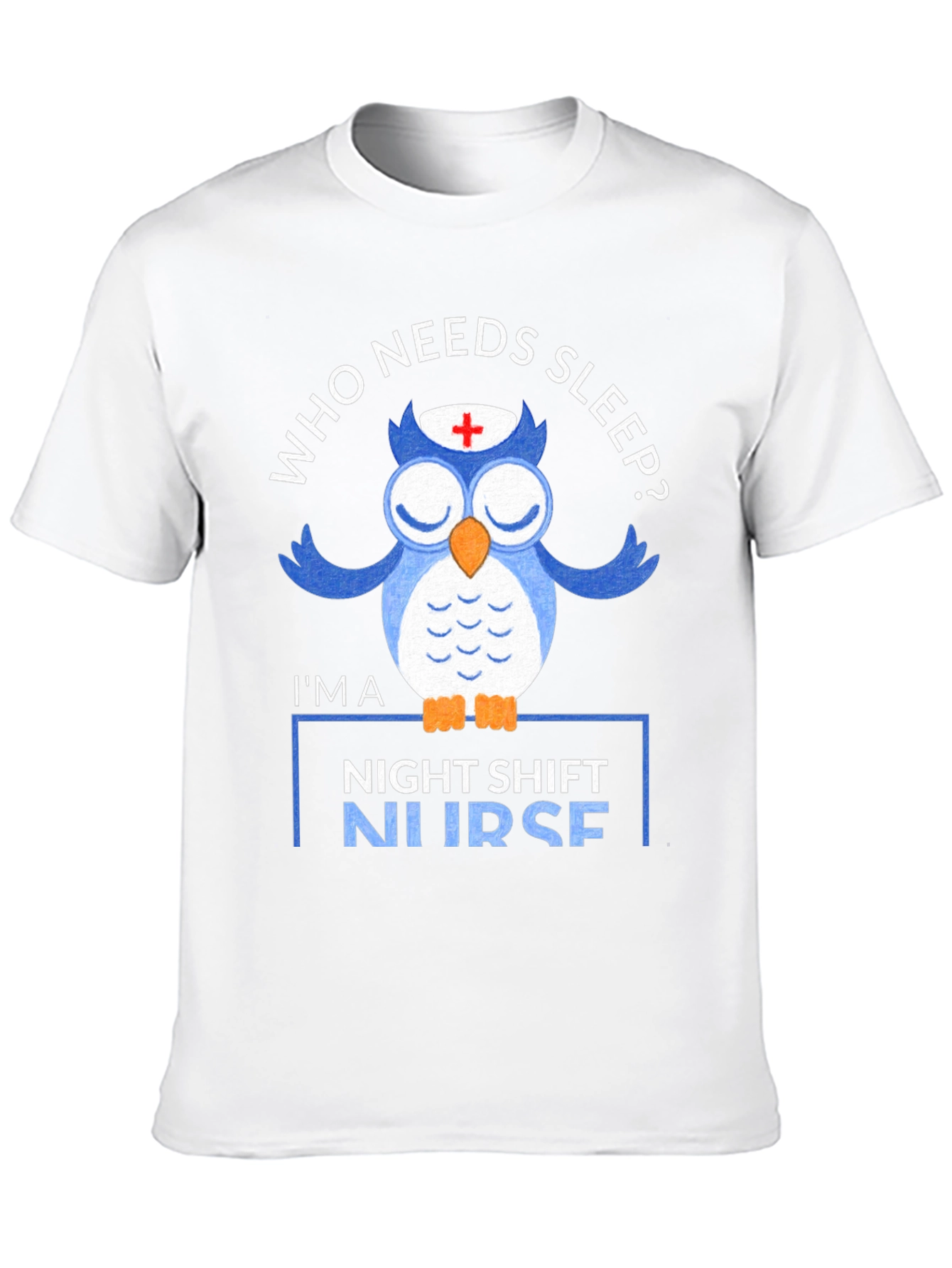 Night Shift Nurse Owl T-Shirt