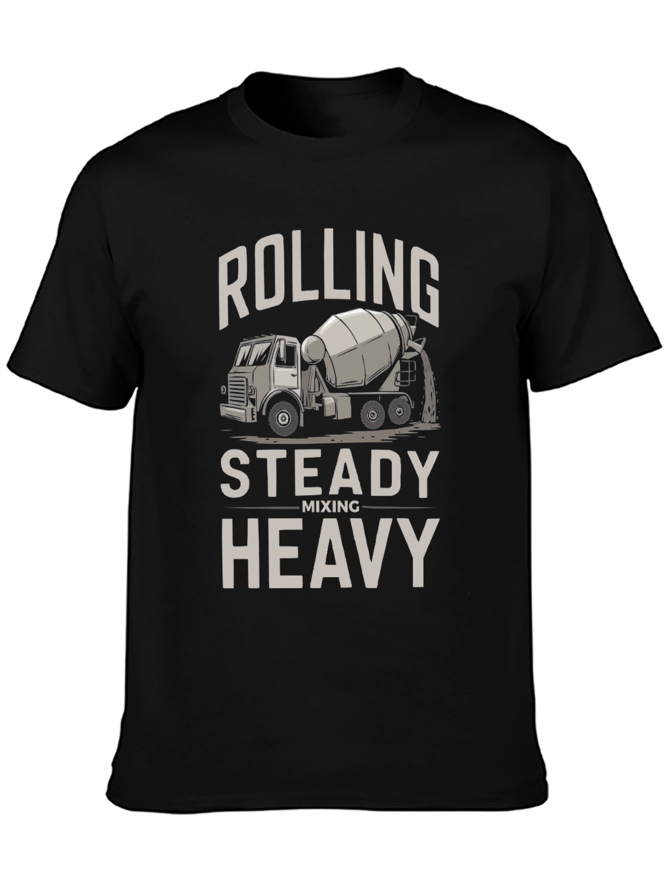 Rolling Steady Heavy Mixer T-Shirt - Black