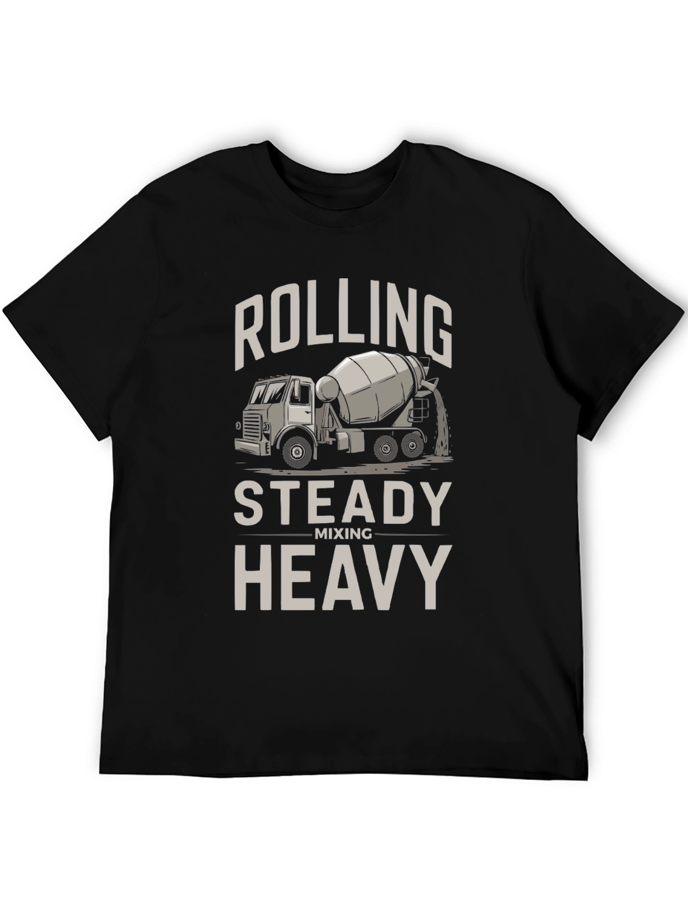 Rolling Steady Heavy Mixer T-Shirt - Black