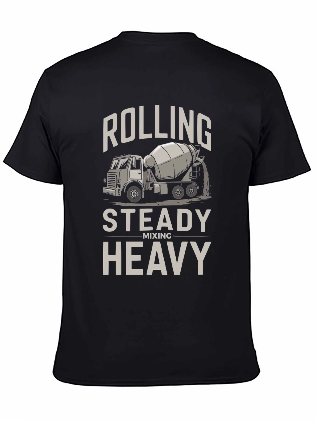 Rolling Steady Heavy Mixer T-Shirt - Black