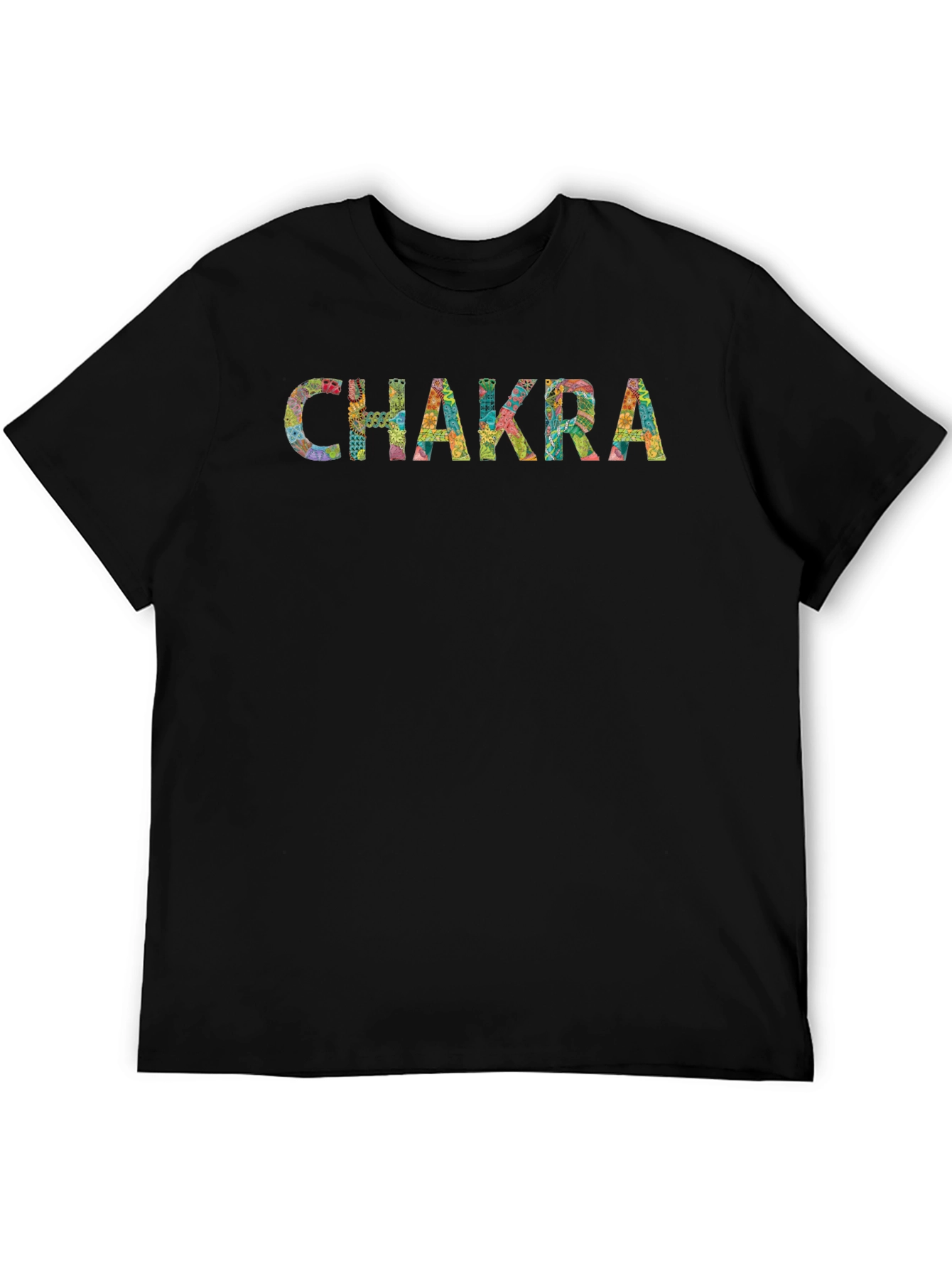 Chakra Design Black T-Shirt