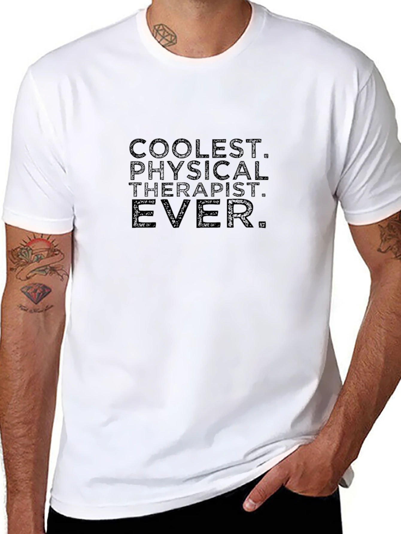 Coolest Physical Therapist Ever Black T-Shirt