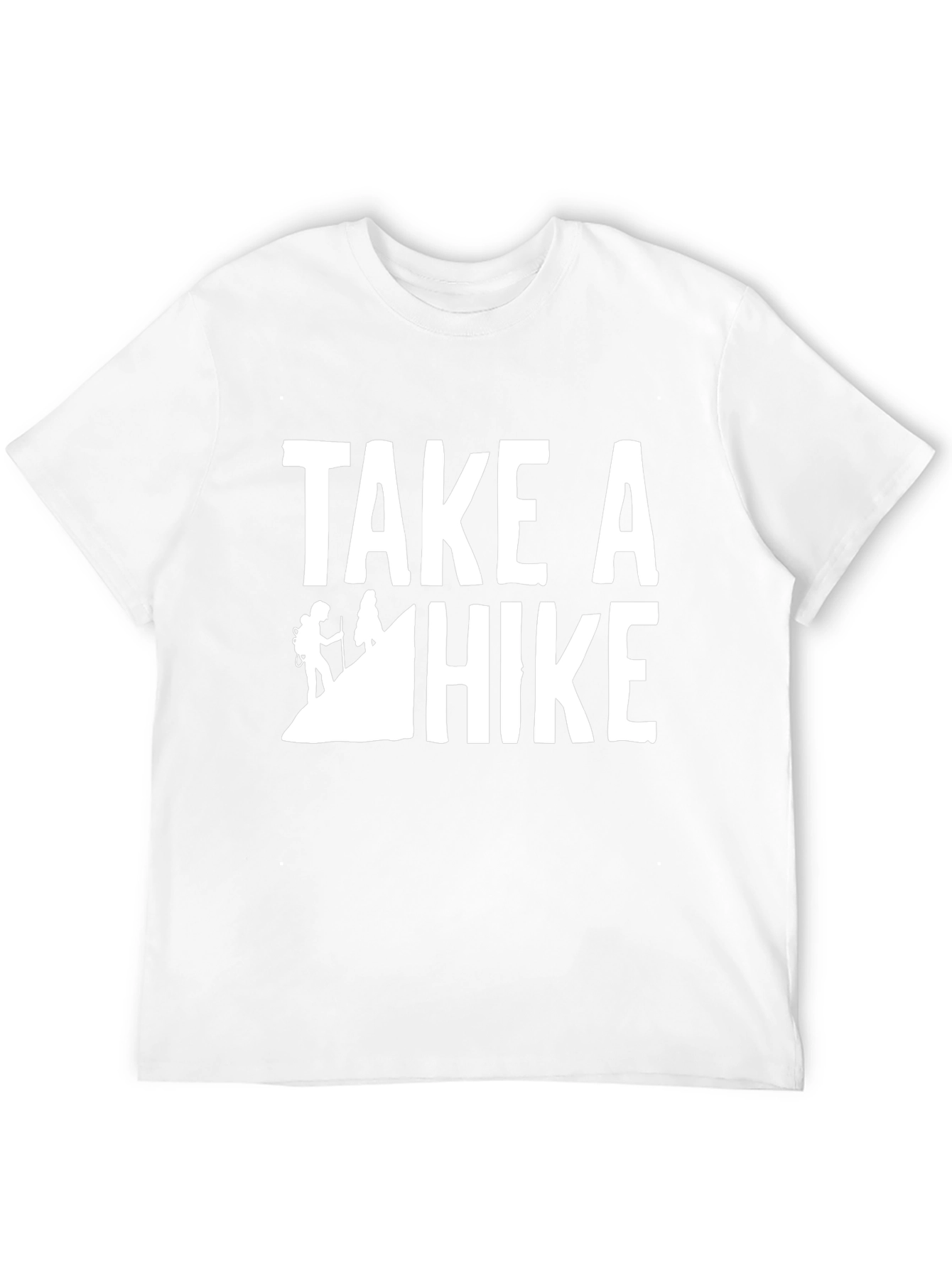Take a Hike Graphic Tee - Black Cotton T-Shirt