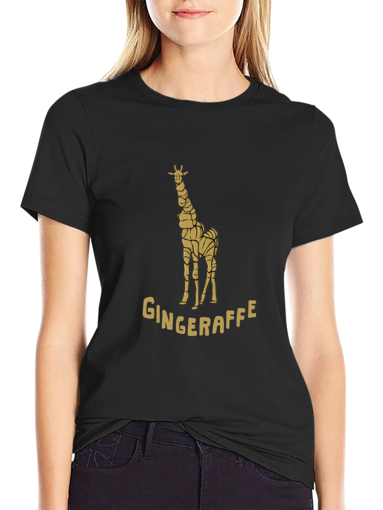 Gingeraffe Graphic Tee - Unique Giraffe Design
