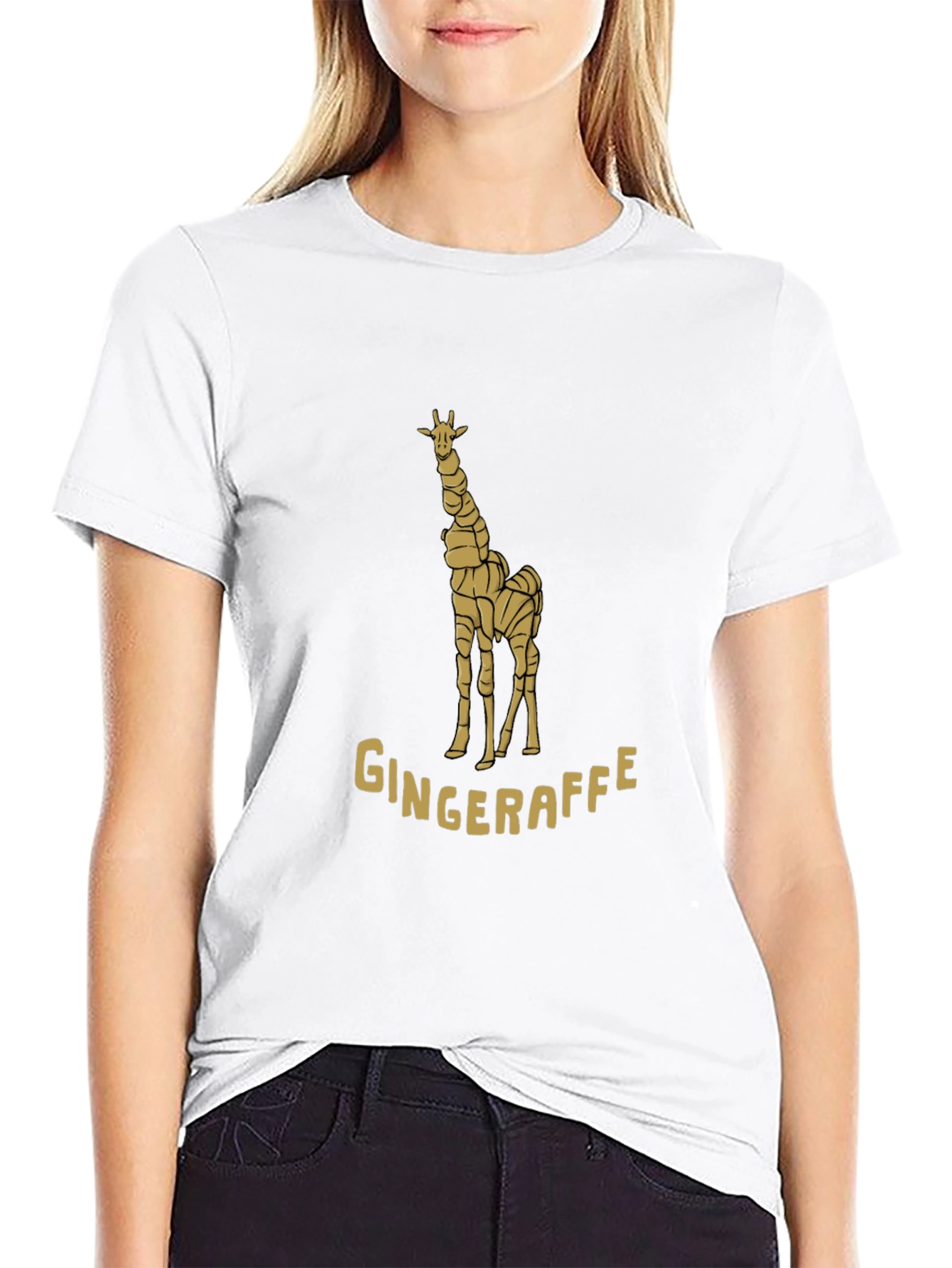 Gingeraffe Graphic Tee - Unique Giraffe Design