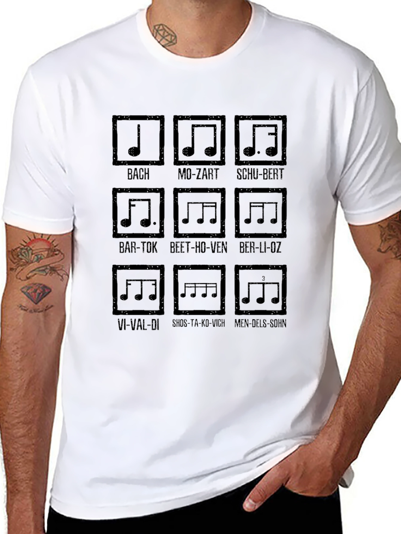 Music Composer Graphic T-Shirt