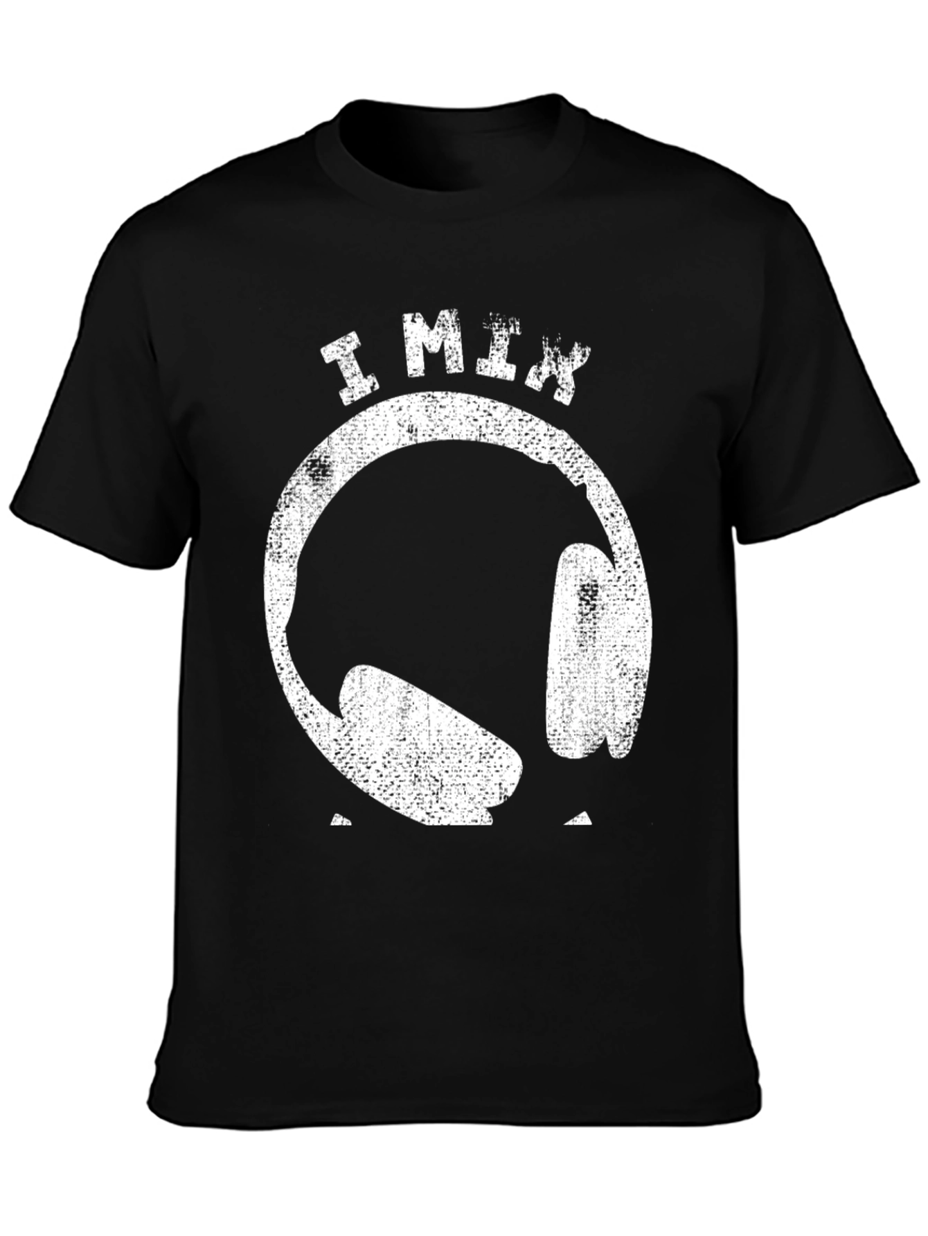 I MIX Headphones T-Shirt - Black