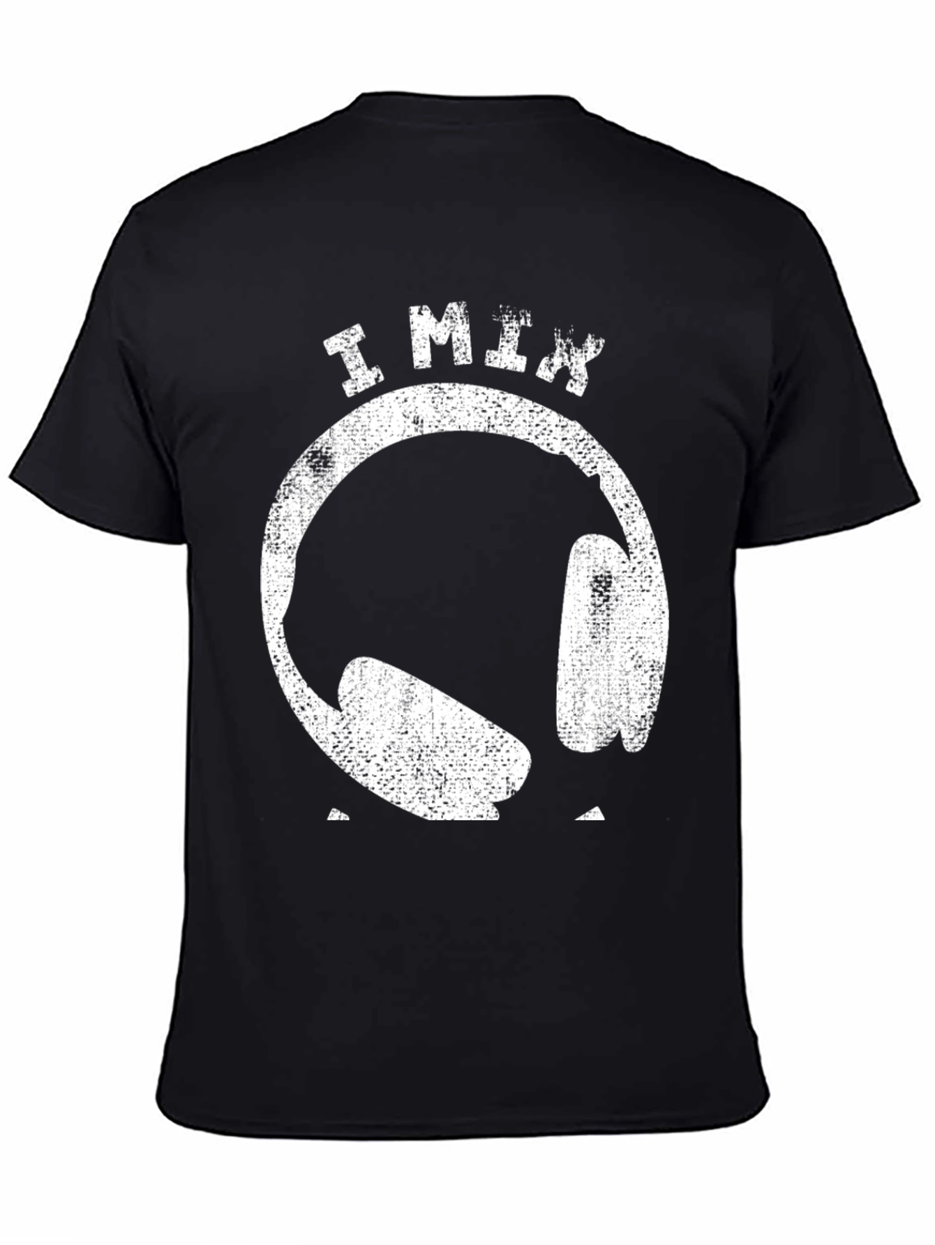 I MIX Headphones T-Shirt - Black