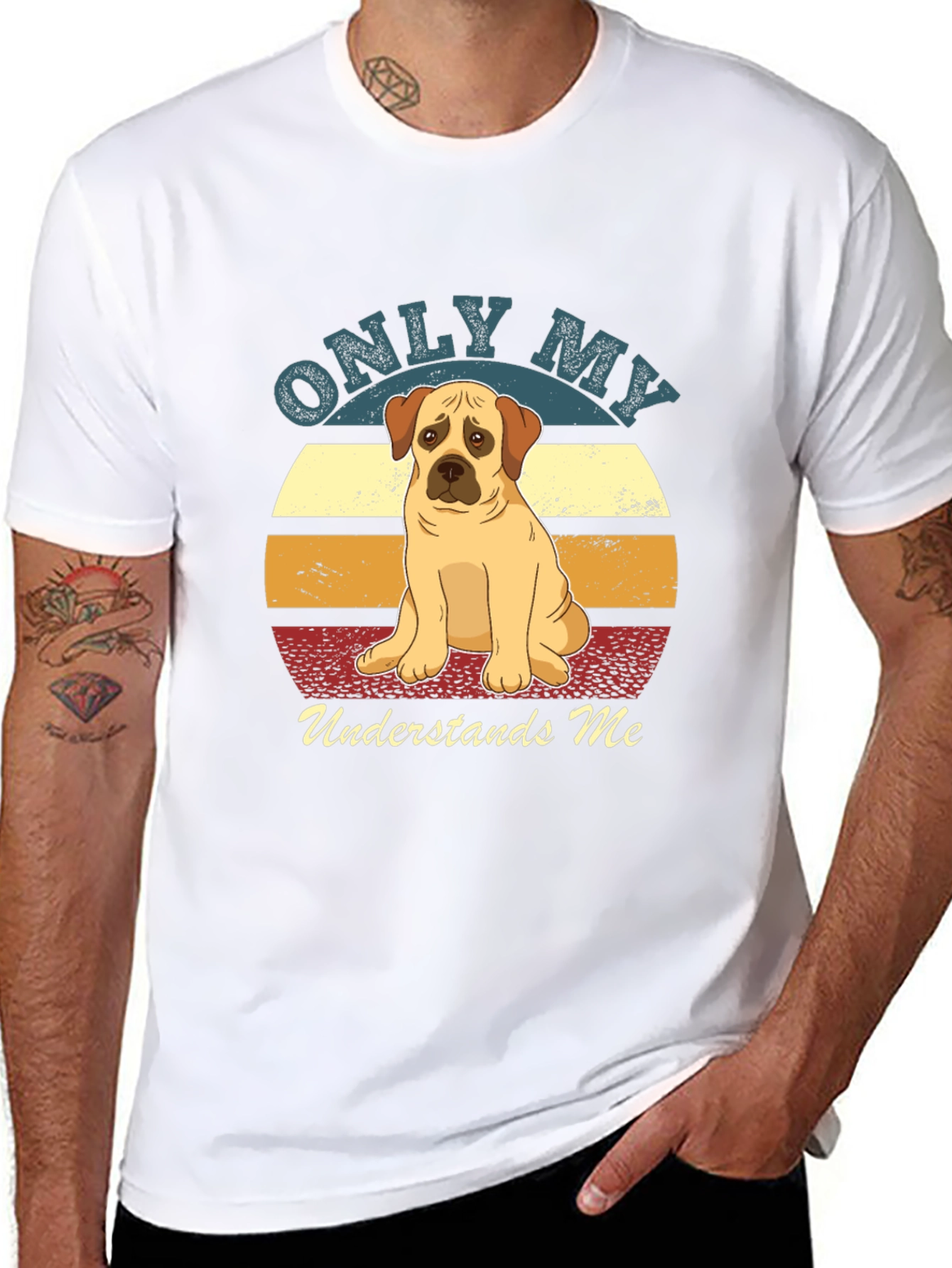 Only My Dog Understands Me Graphic Tee
