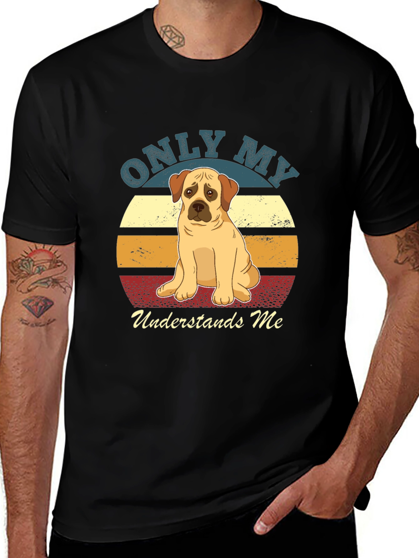 Only My Dog Understands Me Graphic Tee
