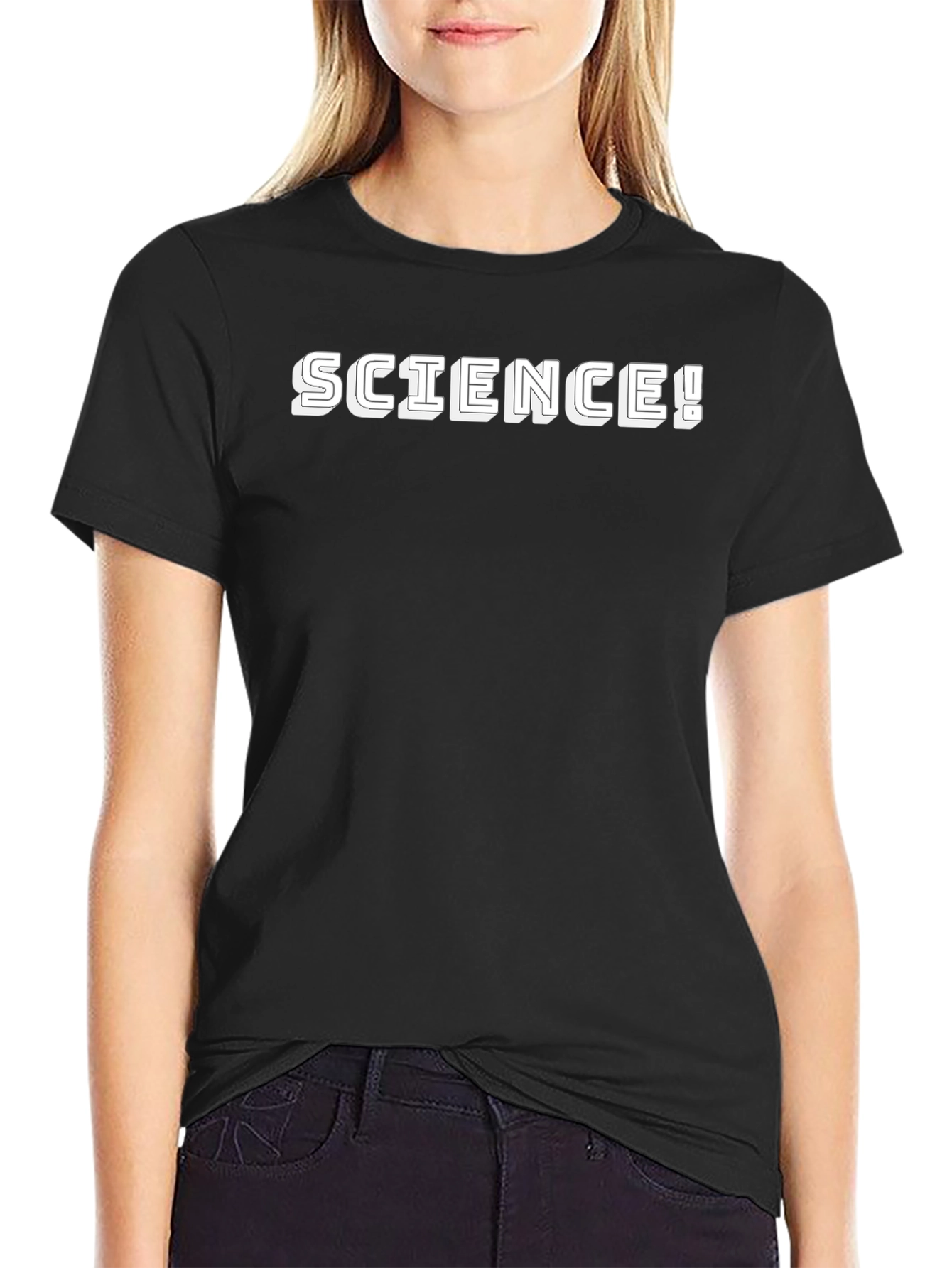 Science! Graphic T-Shirt - Black Unisex