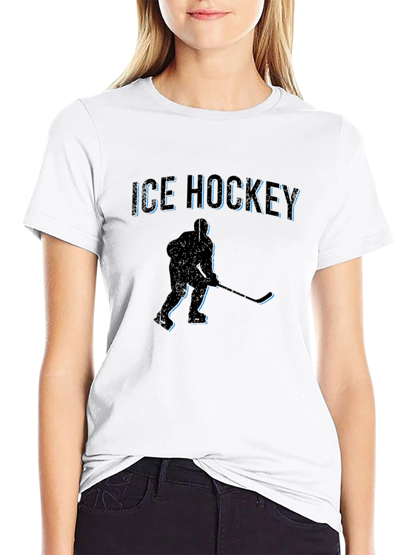 Ice Hockey Player Graphic Tee
