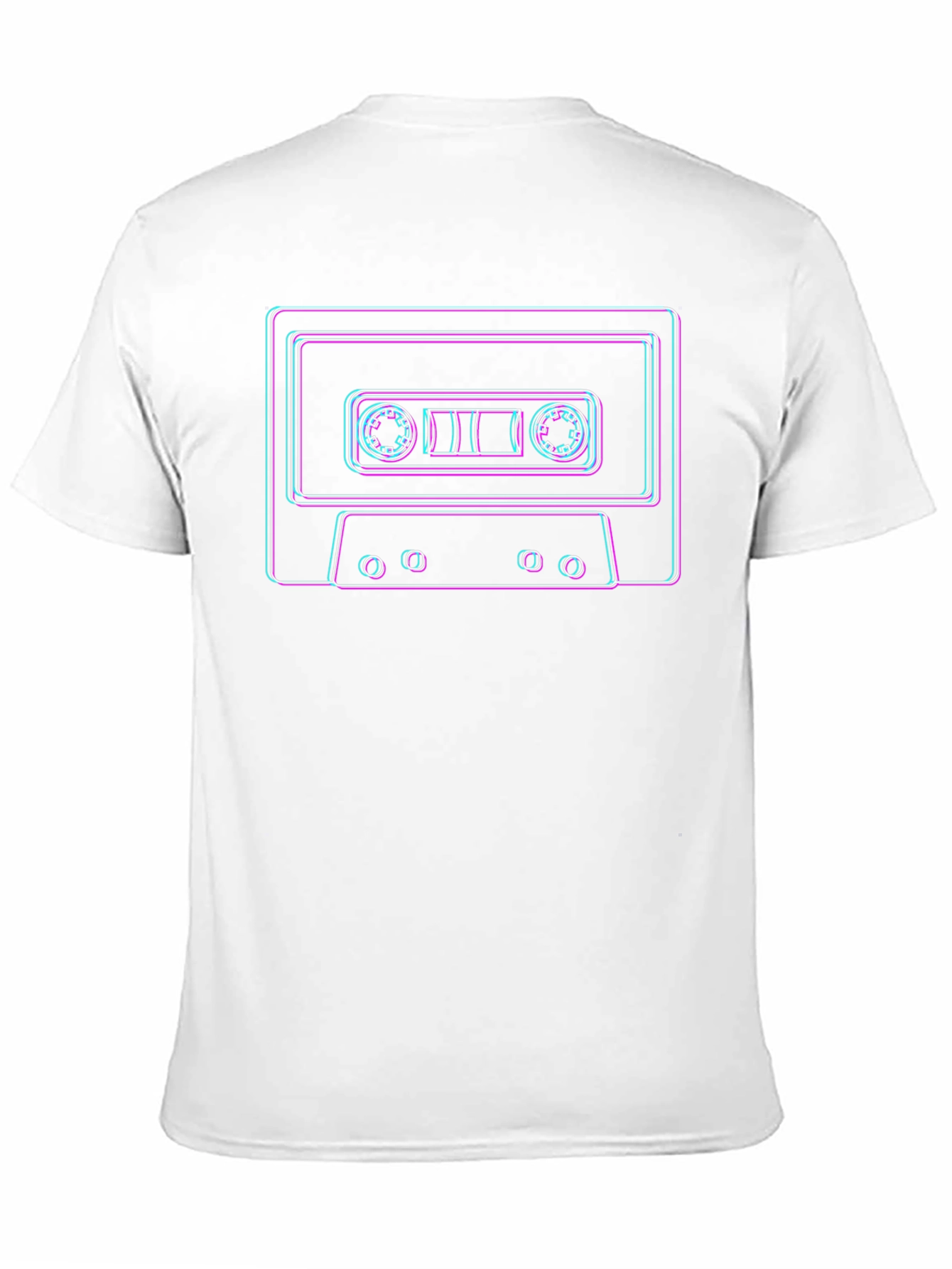 Retro Cassette Tape Graphic T-Shirt - Cool 80s Vibes