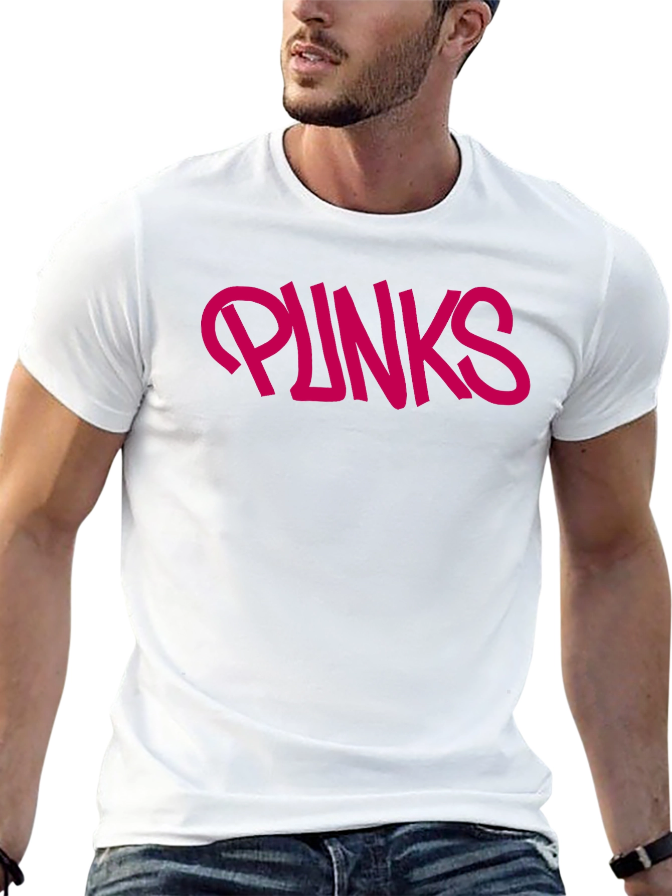 PUNKS Graphic Tee - Classic Black T-Shirt