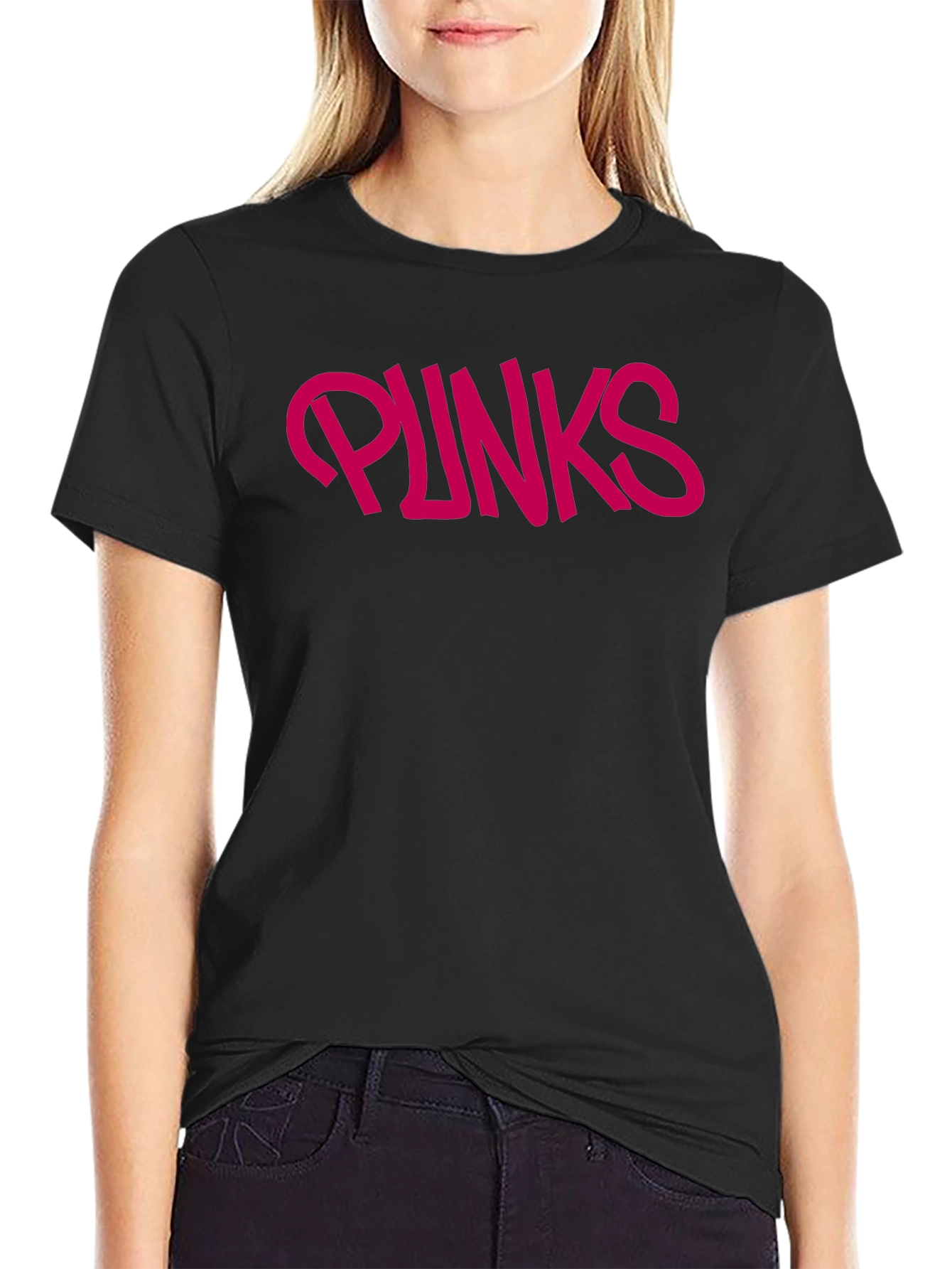 PUNKS Graphic Tee - Classic Black T-Shirt
