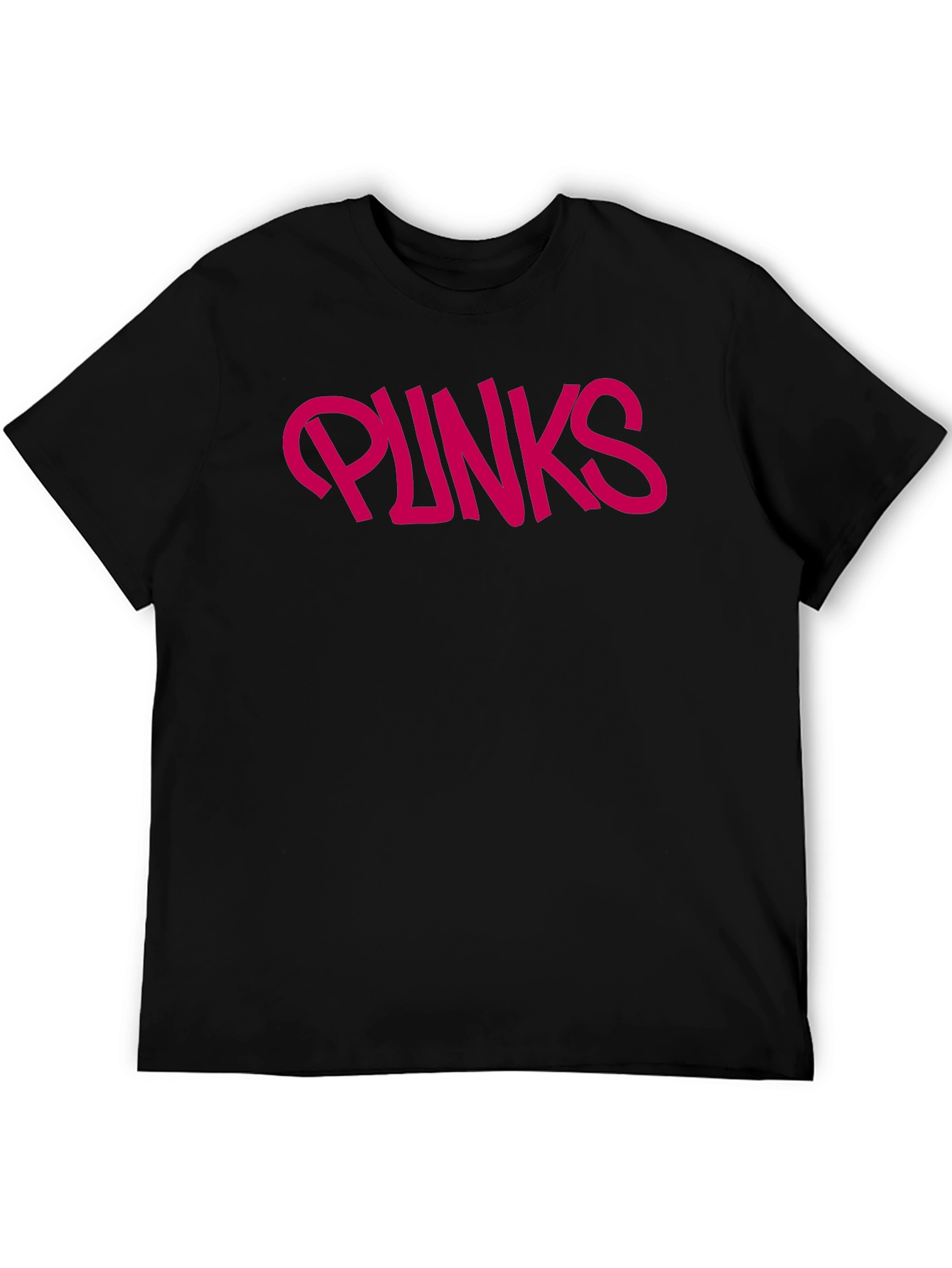 PUNKS Graphic Tee - Classic Black T-Shirt
