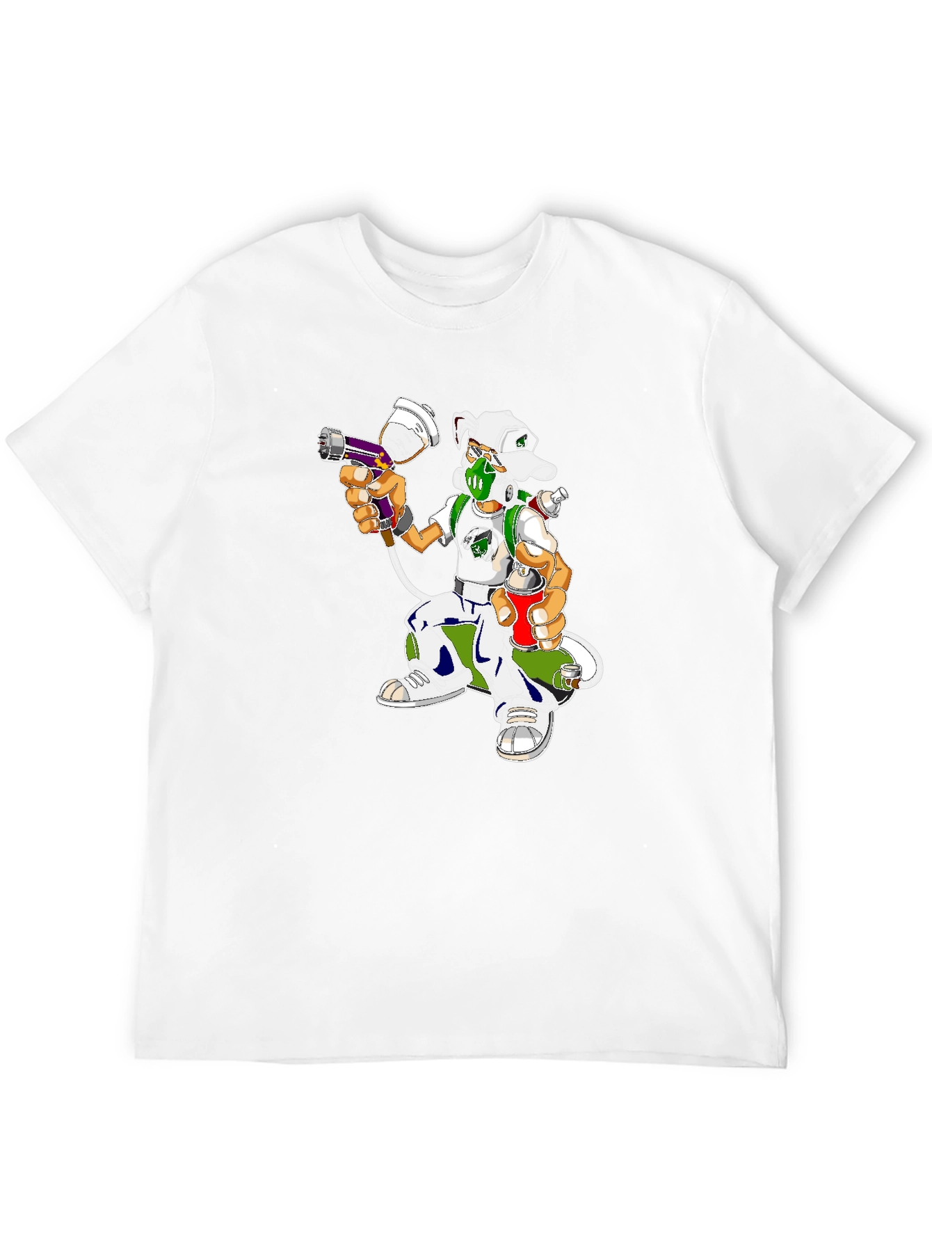 Urban Graffiti Artist Dog Graphic Tee