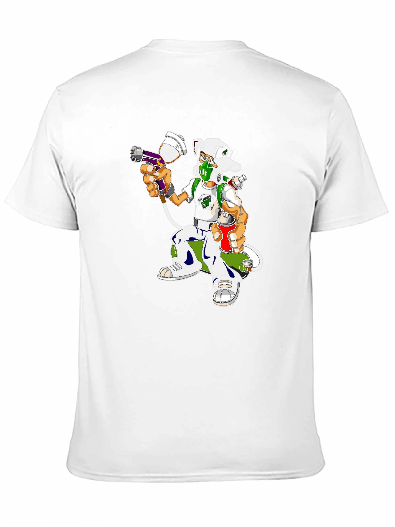 Urban Graffiti Artist Dog Graphic Tee